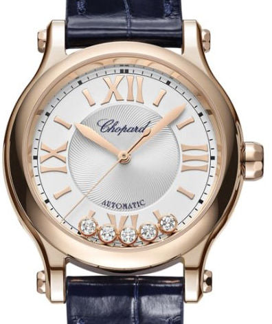 Chopard Happy Sport Ethical Rose Gold & Diamonds Ladies Watch - Luxury Women's Timepiece for Special Occasions & Everyday Elegance