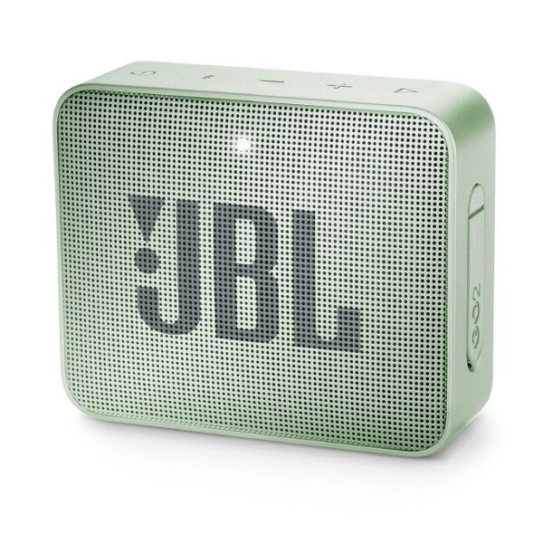 JBL Go2 Bluetooth Speaker Mint Green - Portable Wireless Speaker with Rich Bass, 5 Hours Playtime, Waterproof Design - Perfect for Outdoor, Travel, Beach & Home Use