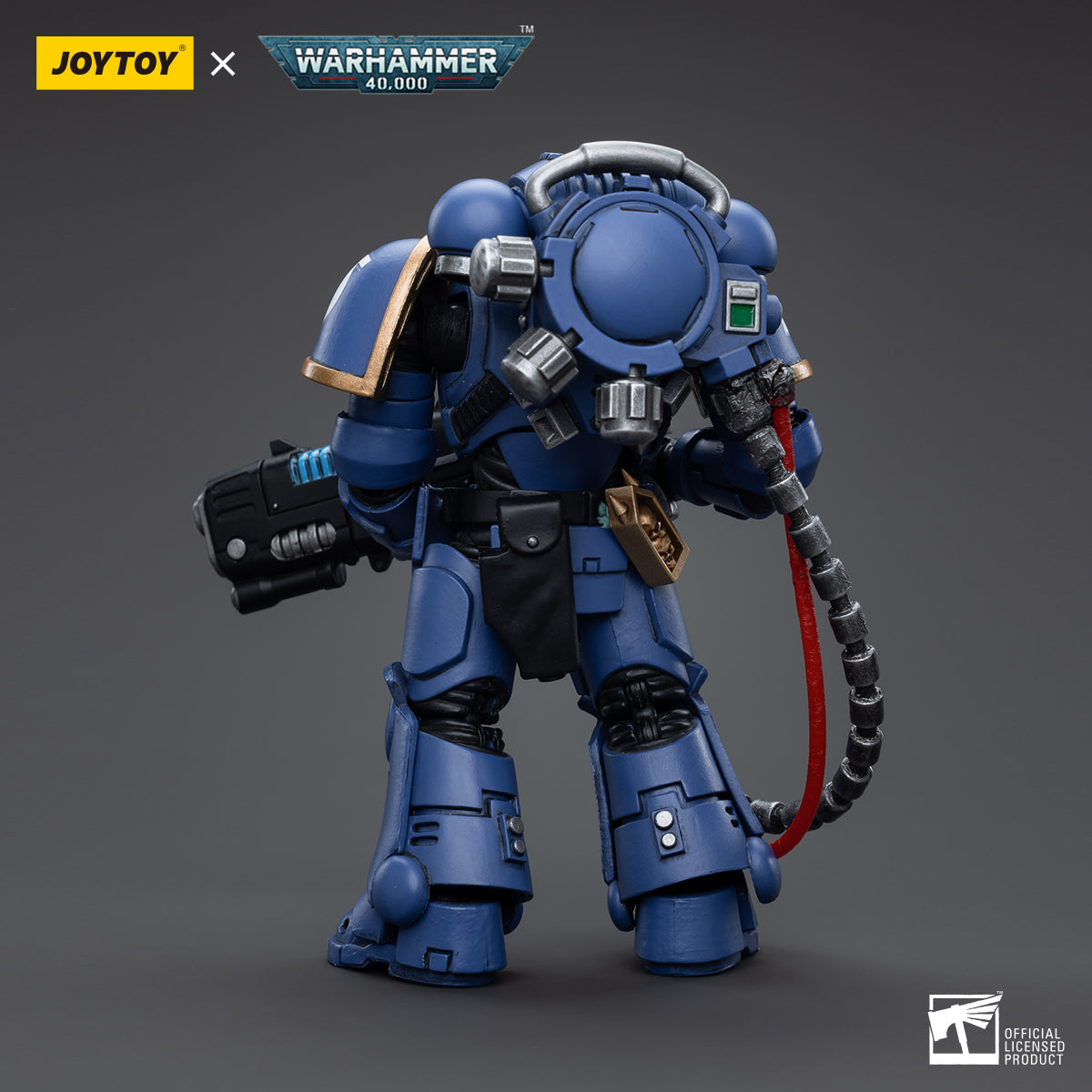 JOYTOY 1/18 Scale Warhammer 40K Ultramarines Hellblasters Action Figure Set (3-Pack) - Perfect for Tabletop Gaming, Collecting, and Warhammer 40K Battle Scenes