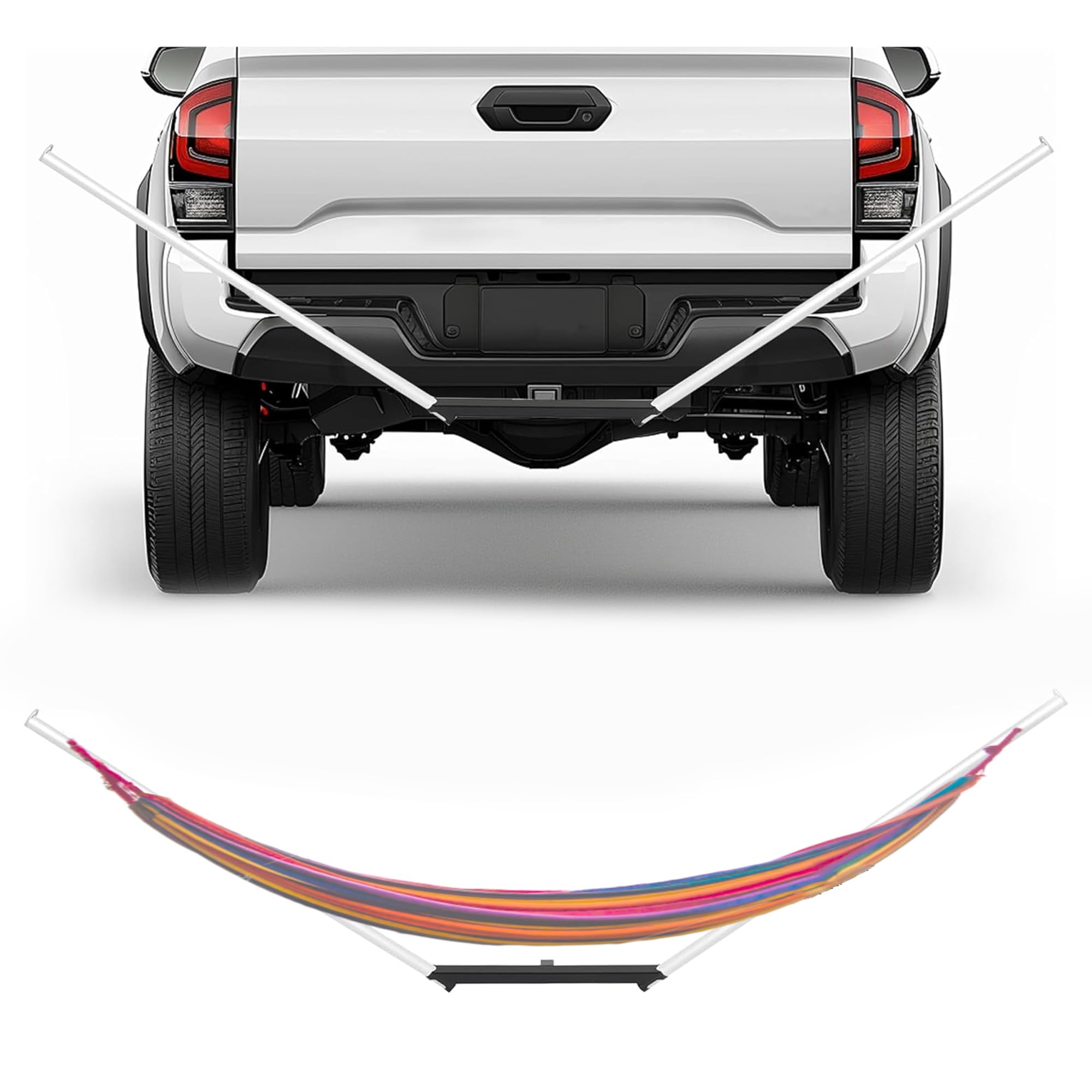 KUAFU Heavy Duty 300lbs Capacity Hitch Hammock Stand - Compatible with 2