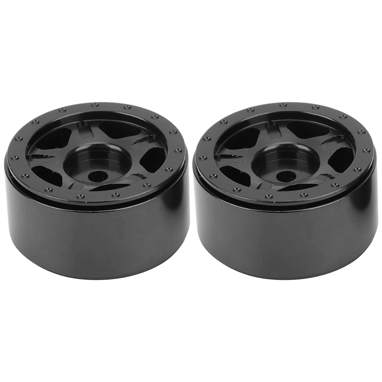 SCX24 1/24 Scale RC Car Aluminum Alloy Wheel Hubs (2PCS) - High Performance Upgrade Parts for Axial 90081 - Perfect for Crawling, Off-Roading & RC Car Modifications
