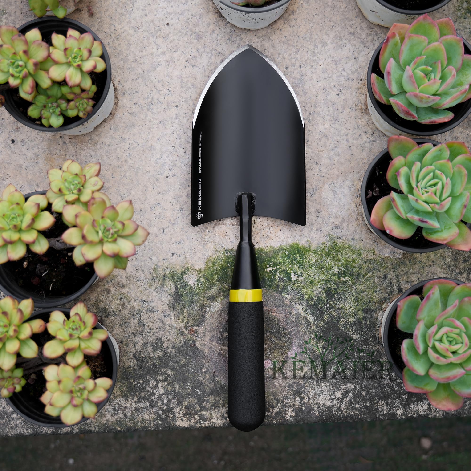 Premium Heavy Duty Stainless Steel Garden Trowel & Shovel Set - Rustproof Digging & Weeding Tools for Gardening, Planting, Landscaping - Perfect for Flower Beds, Vegetable Patches & Outdoor Projects