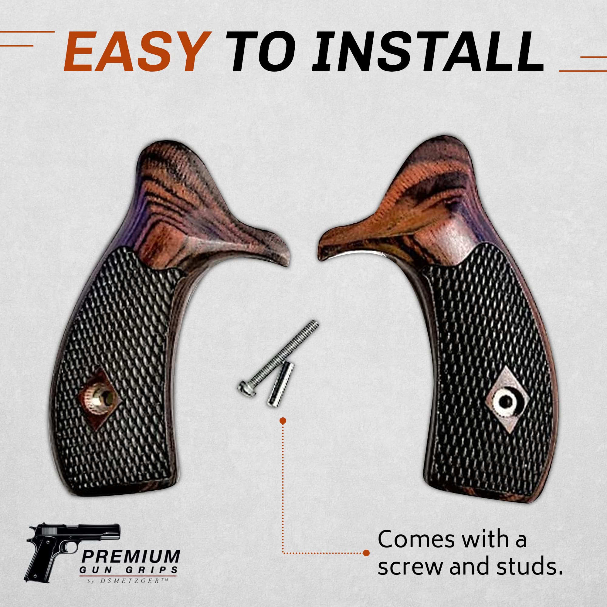 Premium Replacement Gun Grips for Taurus 856 & 942 Series - Ergonomic Design for Enhanced Shooting Comfort & Control - Perfect for Range Training, Home Defense & Concealed Carry