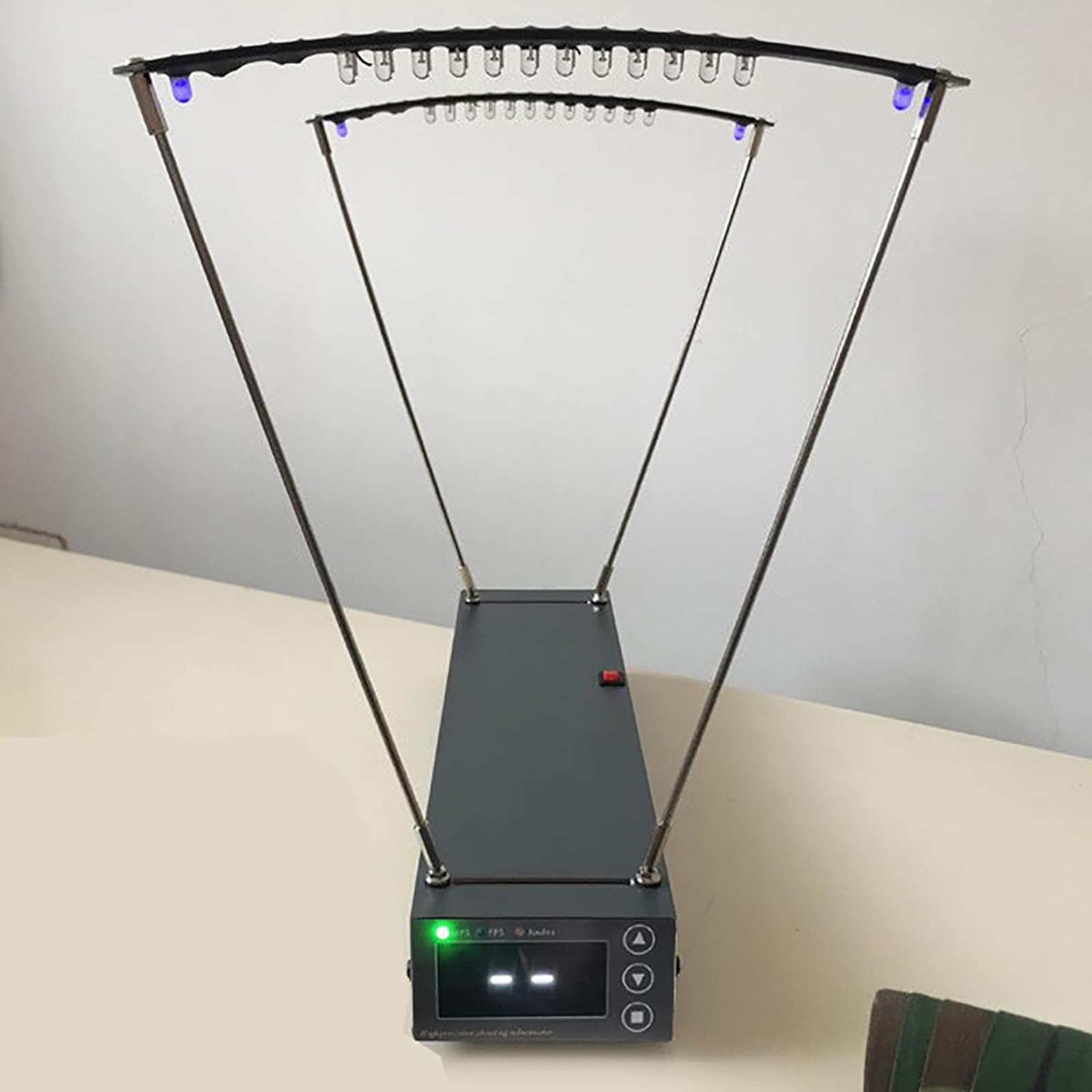 High Accuracy Precision Ballistic Chronograph - Shooting Speed Tester 1-2000MPS (5-6500FPS) with Less Than 1% Error - Perfect for Archery, Airsoft, and Firearms Velocity Testing