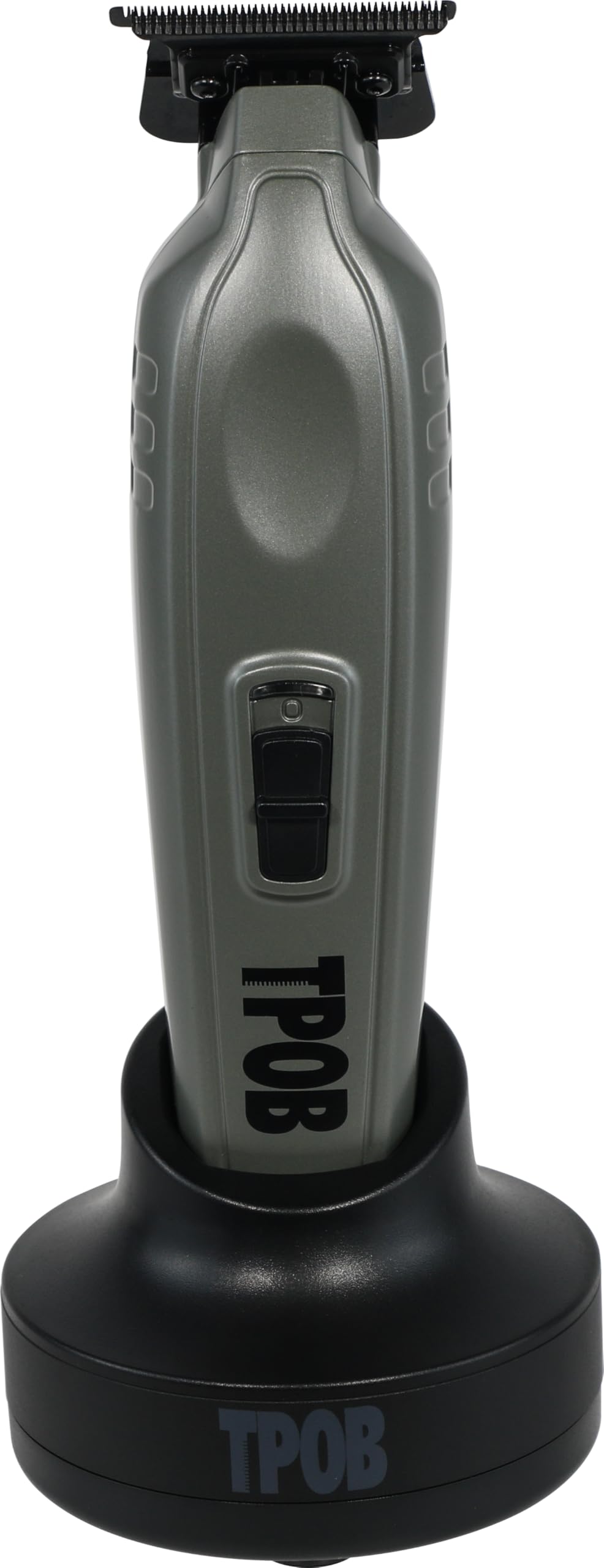 TPOB XO 7200 RPM Digital Brushless Motor Professional Hair Clipper & Trimmer Set for Men - Cordless Rechargeable Hair Cutting Kit with Metal Body (XO Trimmer Grey) | Perfect for Home Barbering, Beard Trimming & DIY Haircuts