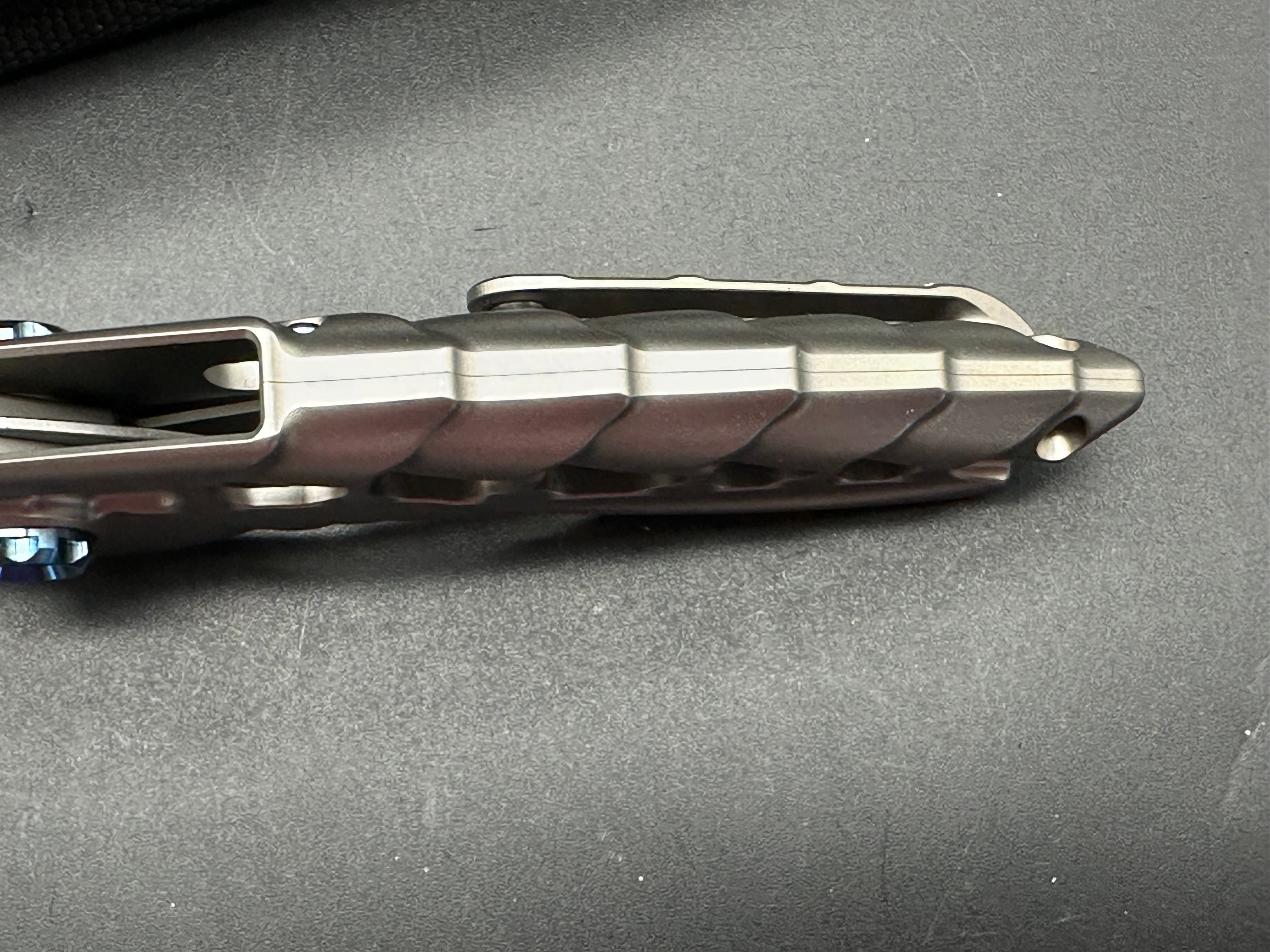 RIKE Alien 1 Folding Knife with Fully Serrated Blade - EDC Tactical Knife for Outdoor Camping, Survival & Everyday Carry