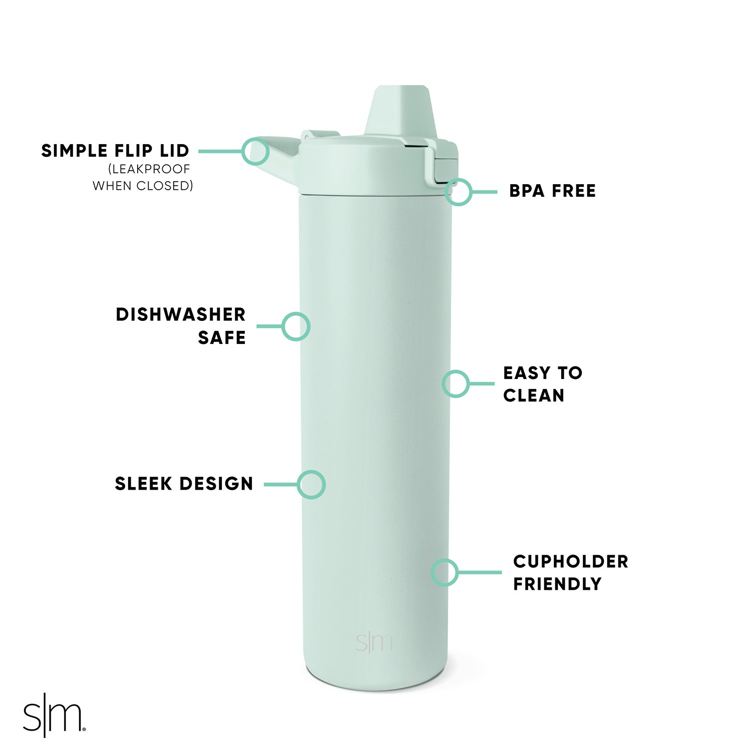 Stainless Steel Flip Straw Lid with Simple Filter - Perfect for Tumbler Cups, Water Bottles & Travel Mugs - BPA Free & Leak Proof Design