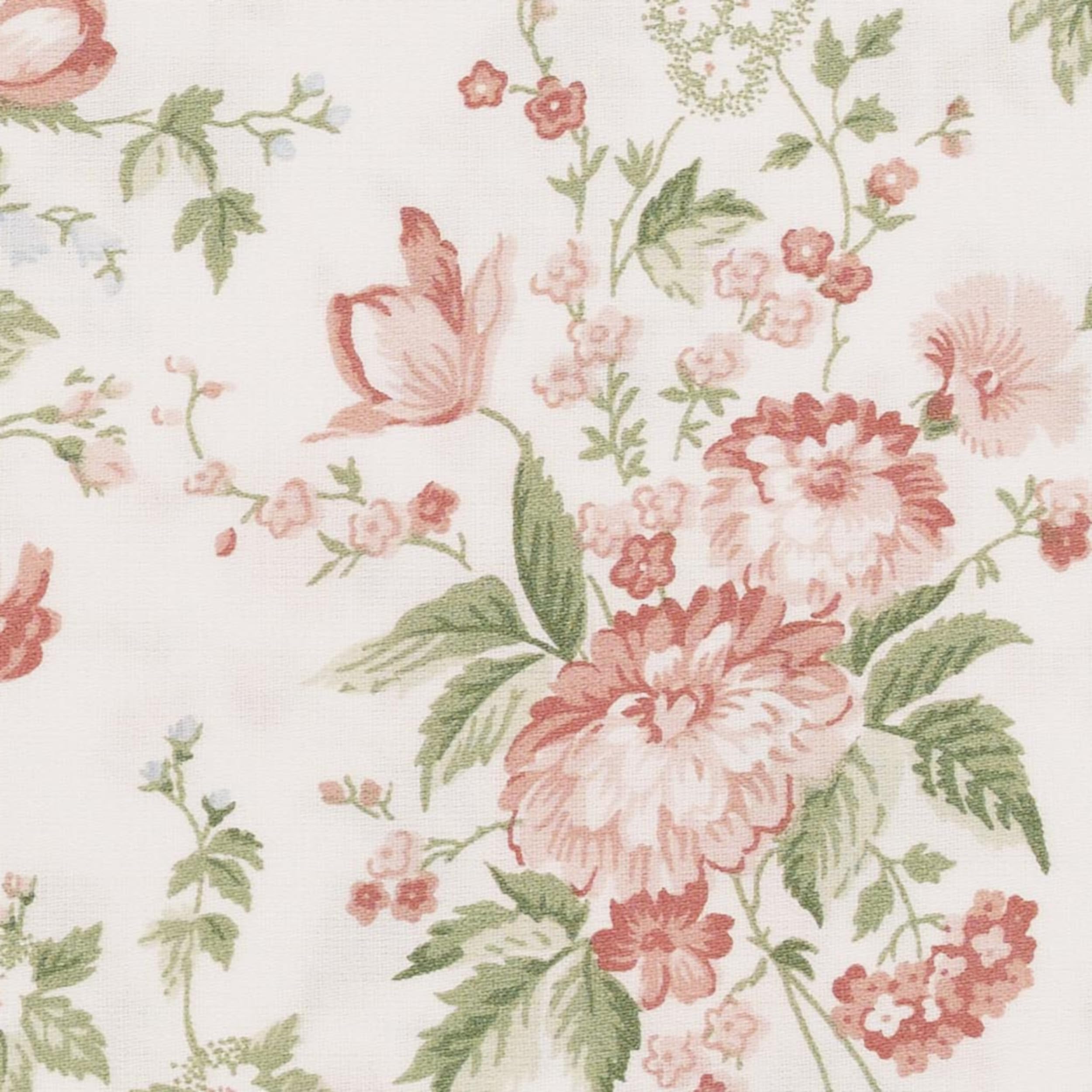 Laura Ashley Queen Sheets - Soft Sateen Cotton Bedding Set | Smooth, Breathable & Luxurious Home Decor (Lilian Coral) - Perfect for Master Bedrooms, Guest Rooms & Cozy Sleep Retreats