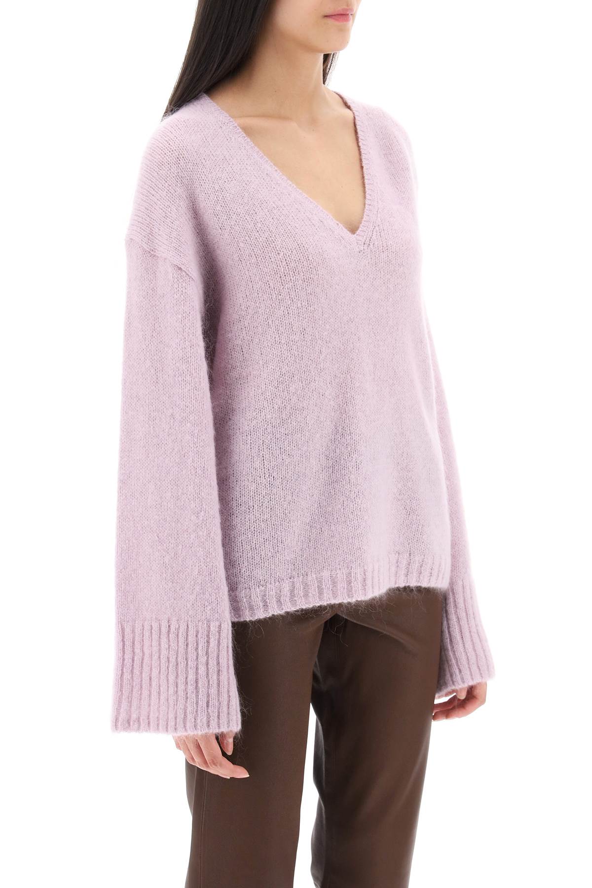 By Malene Birger Women's Wool & Mohair Cimone Sweater - Cozy Winter Pullover for Casual Outings & Office Wear