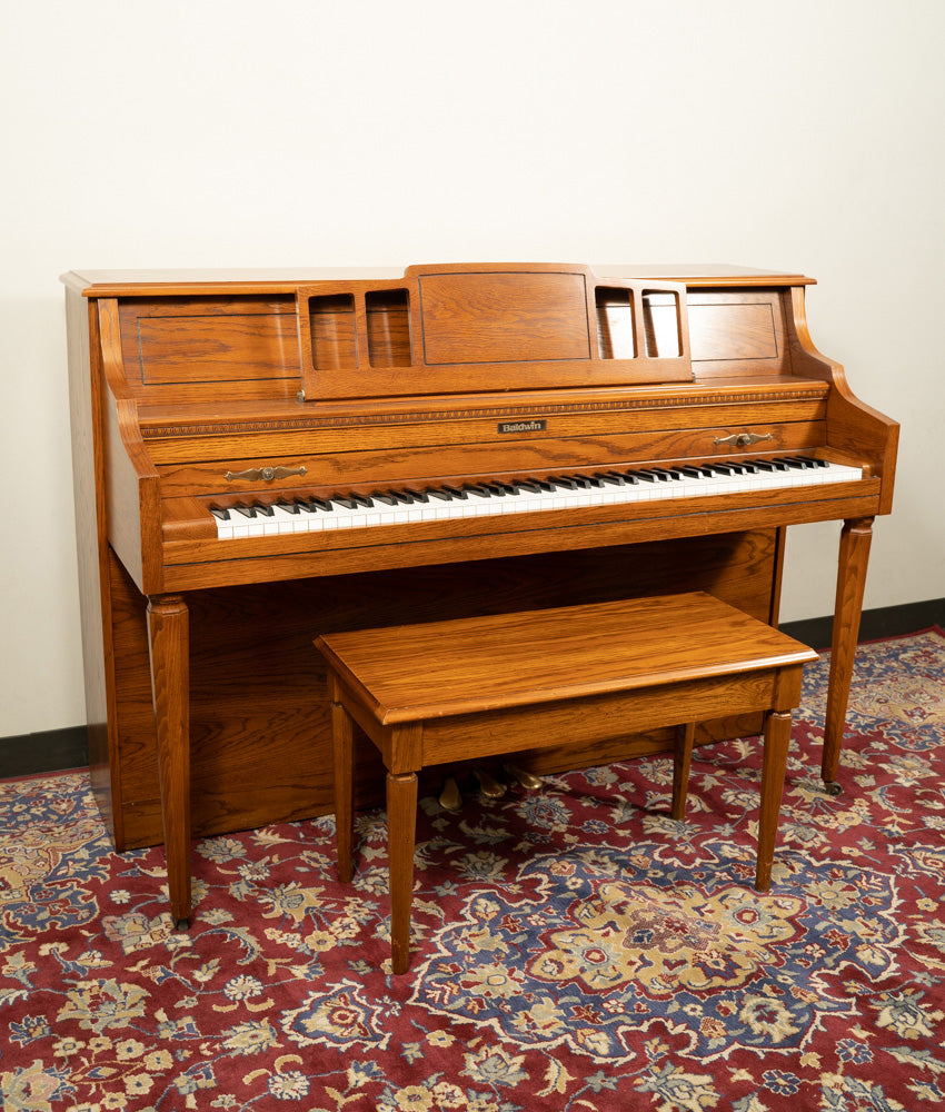 Baldwin 40 625A Console Piano in Satin Walnut Finish - Premium Upright Piano for Home, Studio & Performance - Perfect for Living Rooms, Music Schools & Professional Musicians