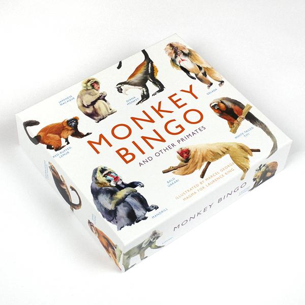 Monkey Bingo & Other Primates Board Game - Fun Family Party Game for Kids & Adults - Perfect for Birthday Parties, Game Nights & Classroom Activities