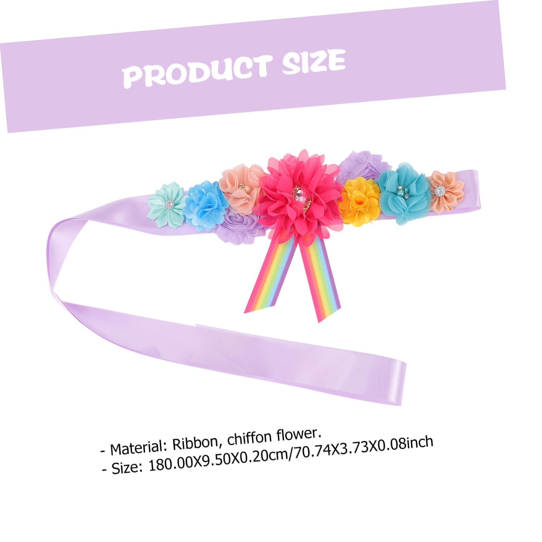 UPKOCH 5-Pack Maternity Belts & Shower Kit - Adjustable Pregnancy Support Sash, Baby Shower Party Favors for Mom-to-Be - Perfect for Maternity Photos, Baby Showers & Gender Reveals
