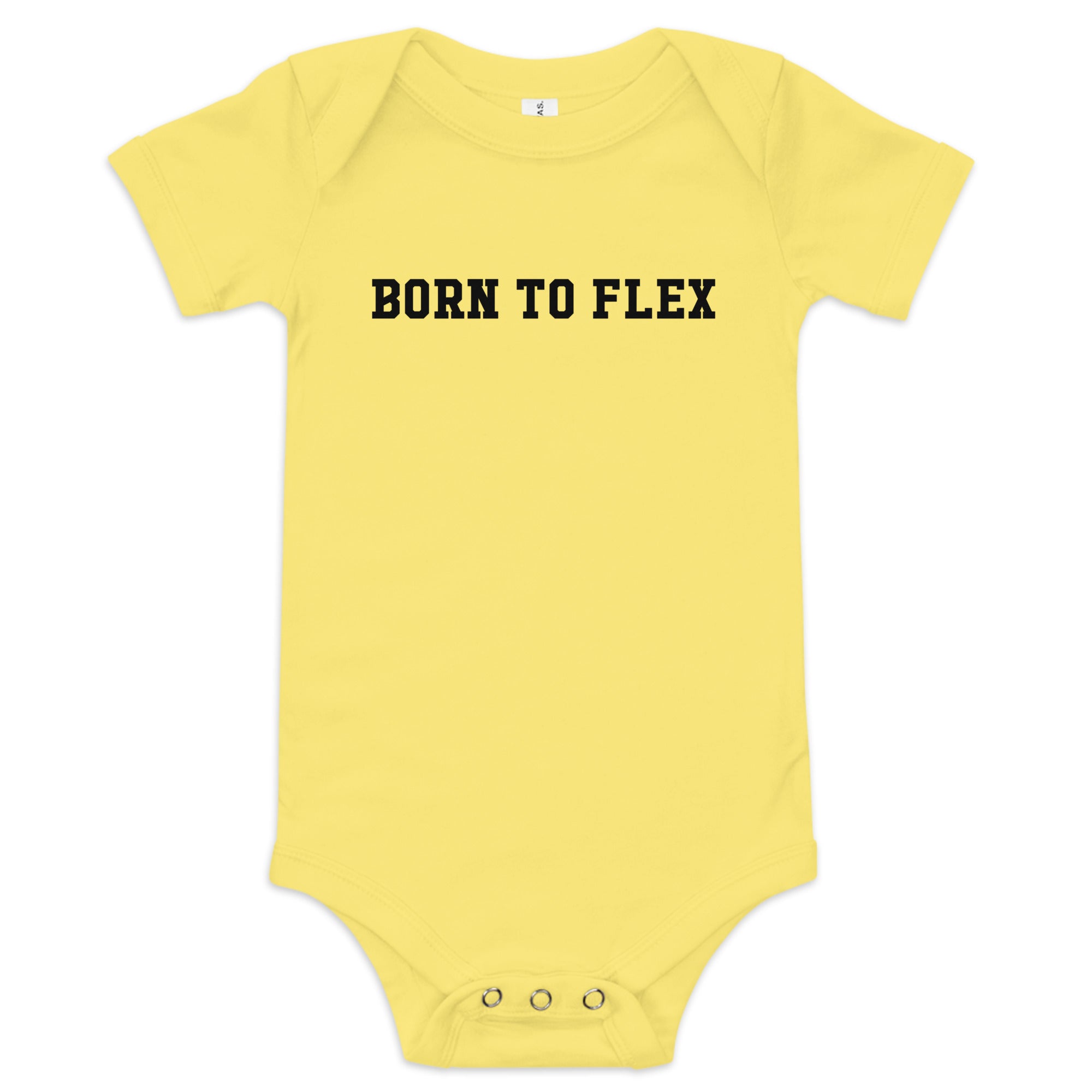 Born to Flex Baby Onesie - Soft & Comfortable Infant Bodysuit for Newborns & Toddlers - Perfect for Playtime, Family Outings & Photo Shoots