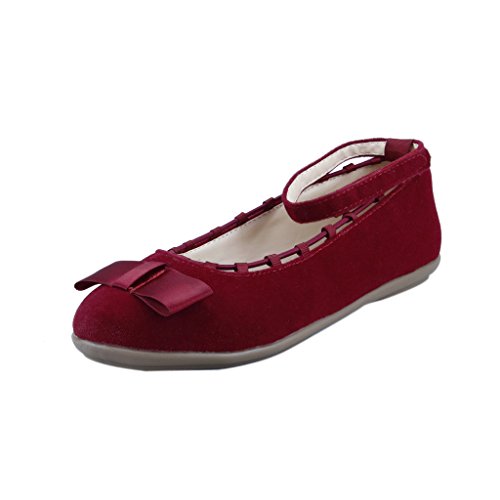 The Doll Maker Suede Ankle Wrap Flat Shoes - Women's Comfortable Casual Loafers for Everyday Wear | Perfect for Office, Travel & Walking