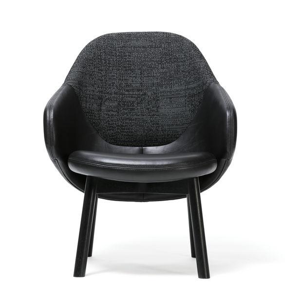 Modern Albu Lounge Chair by Ton - Mid-Century Inspired Accent Chair for Living Room, Bedroom & Office - Perfect for Relaxing, Reading & Decorating Your Space