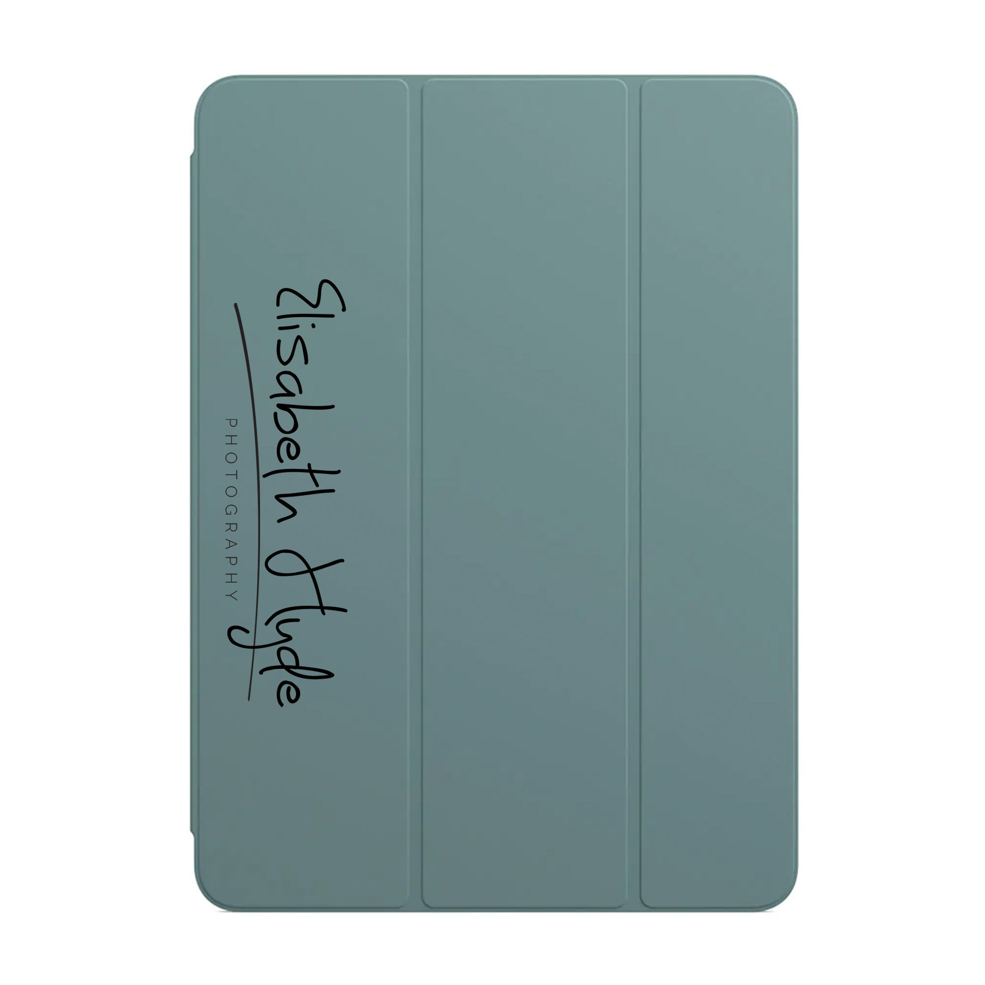 Premium iPad Trifold Case with Signature & Occupation 208 Design - Slim Protective Cover for iPad Air/Pro, Stand Function for Work & Study, Perfect for Office, School & Travel Use