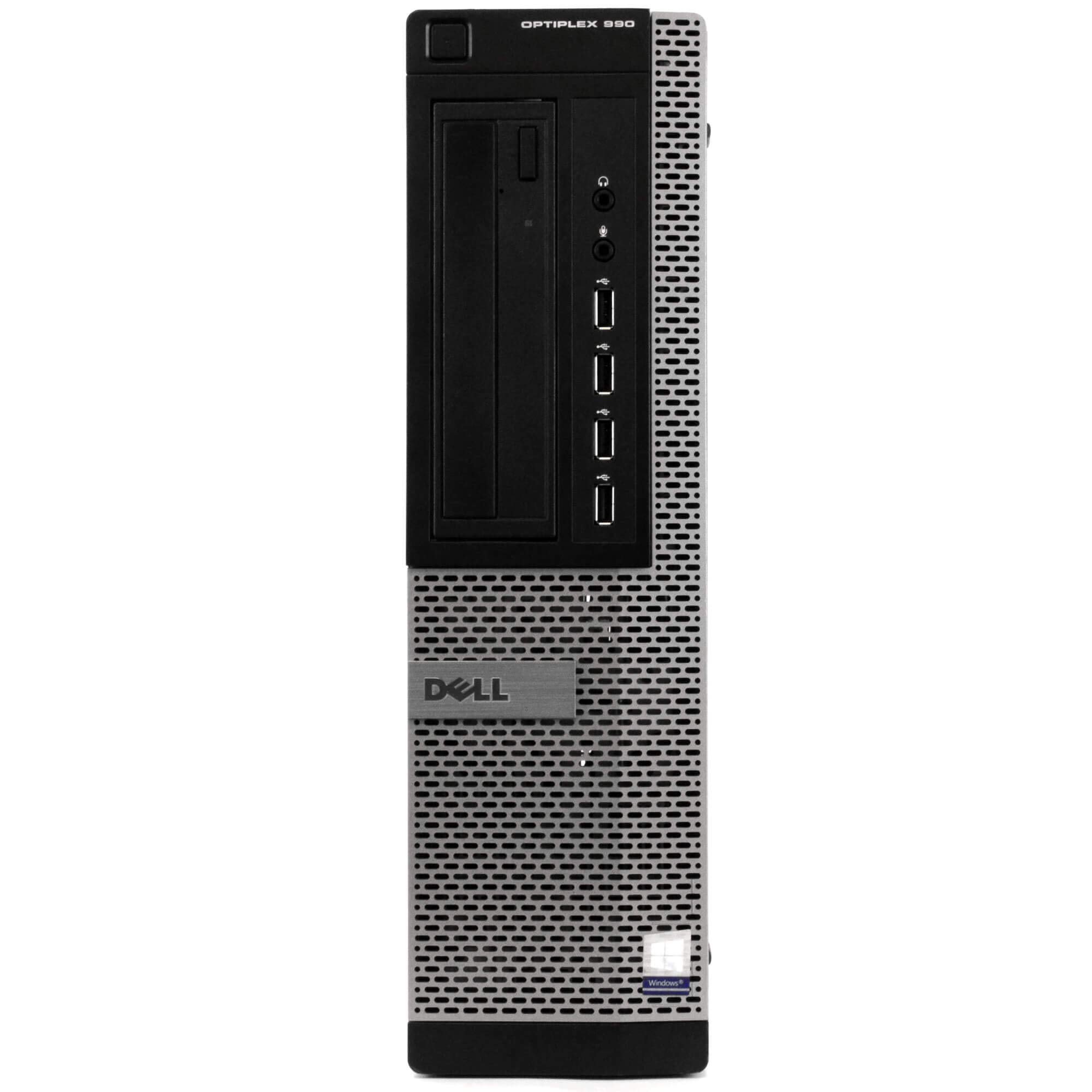 Refurbished Dell Optiplex 990 Business Desktop Computer - Intel Core i5 Quad-Core 3.1GHz, 8GB RAM, 500GB HDD, DVD, 19