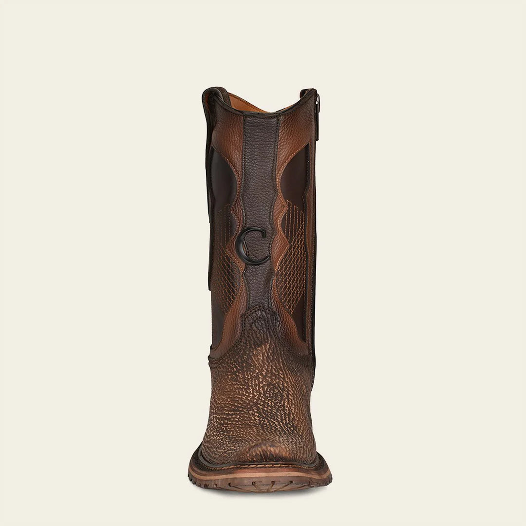 Men's Cuadra Tobacco Casual Cowboy Shark Boots - Western Style Leather Boots for Riding, Work & Outdoor Adventures