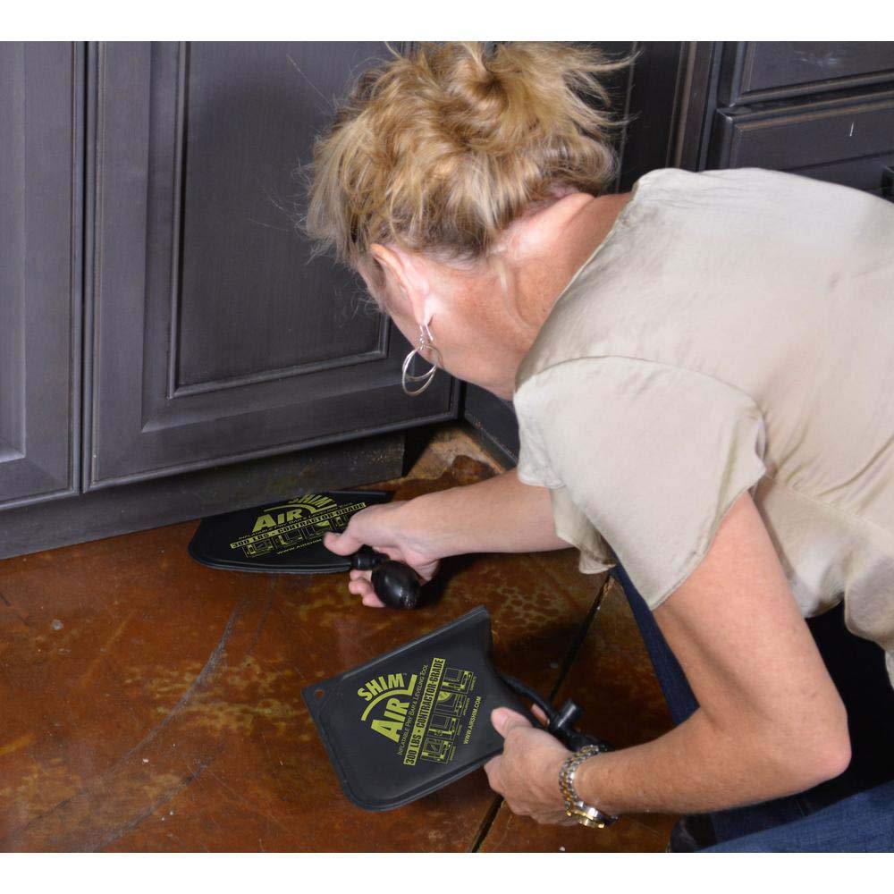 Calculated Industries #1190 Air Shim Inflatable Pry Bar & Leveling Tool - 300 LB Capacity - Heavy-Duty Contractor Alignment Pump Wedge (1-Piece) - Perfect for Flooring, Tile Installation, Door/Window Leveling & Construction Projects