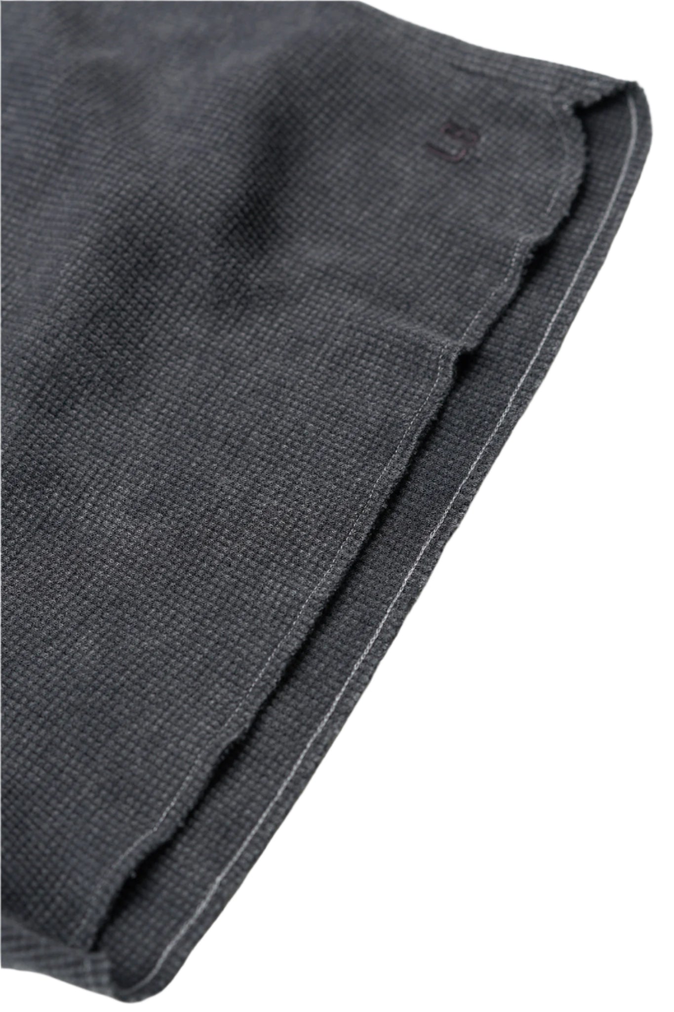 Stylish Black Acid Wash Waffle Shorts for Adults - Perfect for Summer Outfits, Beach Vacations & Casual Wear