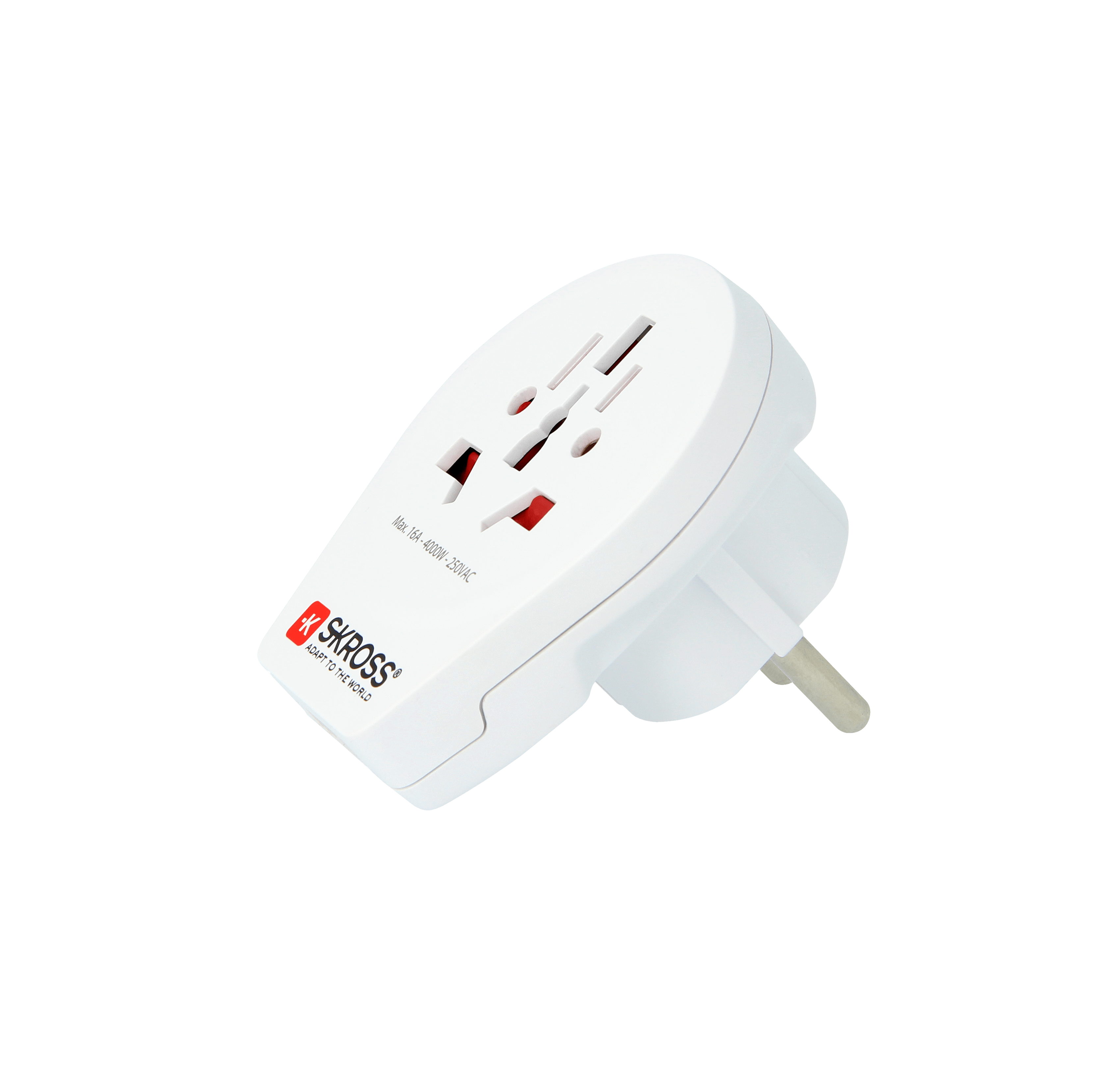 SKROSS World to Europe USB Travel Adapter - Universal Plug Converter for USA, UK, AU to EU - Perfect for Laptops, Phones & Cameras on European Vacations