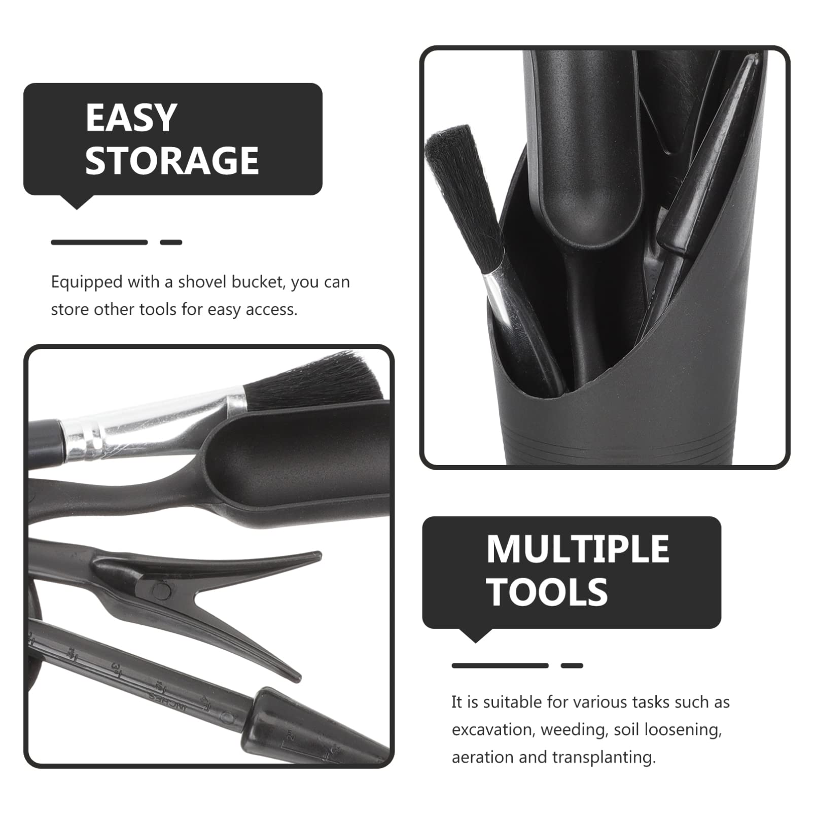 2 Sets Mini Garden Tool Kit for Succulents - Transplanting Tools with Seeder, Risers, Soil Spoons & Buckets - Perfect for Indoor/Outdoor Planting, Gardening Gifts & DIY Miniature Gardens