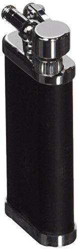 Premium IM Corona Old Boy Black & Chrome Pipe Lighter - Windproof Butane Lighter for Tobacco Pipes & Cigars - Perfect for Outdoor Use, Camping & Travel