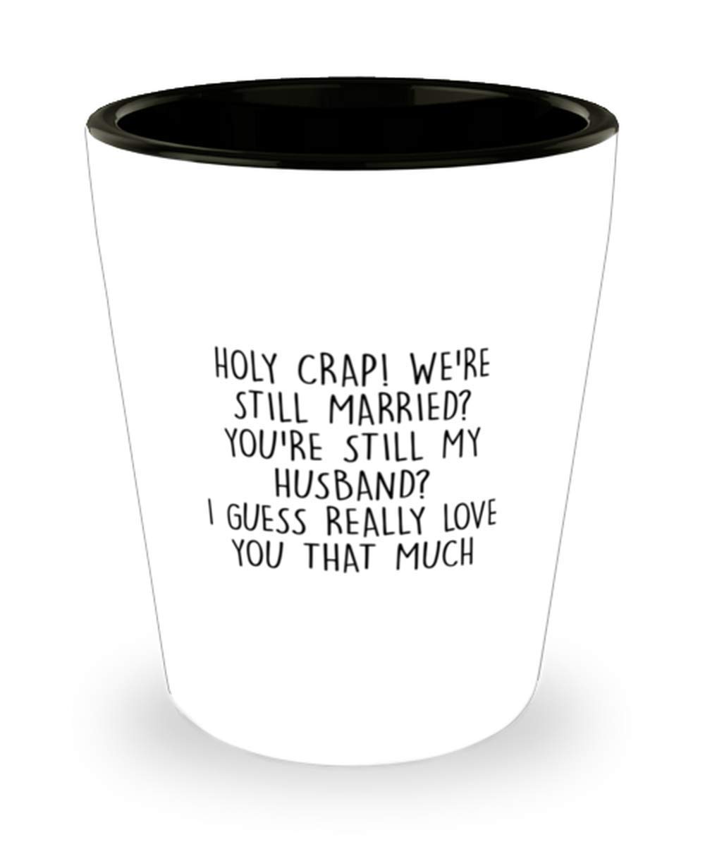 Funny Valentine's Day Gifts for Him & Her - Unique Couples Shot Glasses Set - Perfect Gift for Friends, Anniversaries & Romantic Celebrations - Great for Parties, Date Nights & Special Occasions