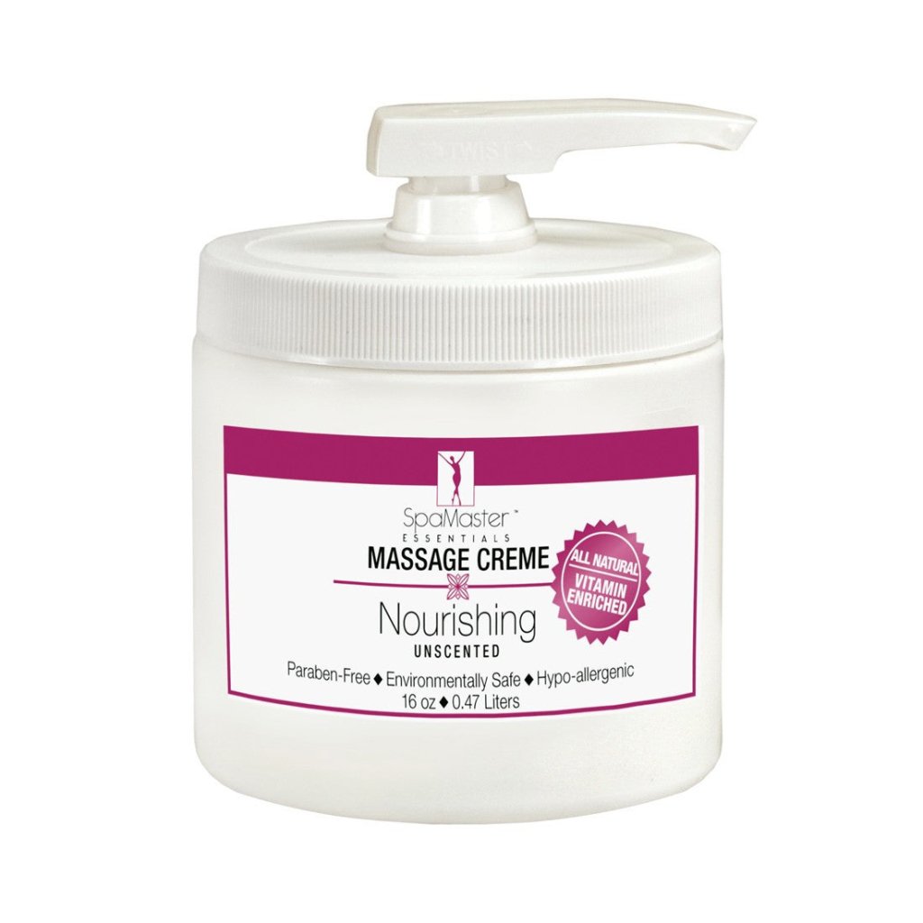 Organic & Unscented Nourishing Massage Cream - All Natural Skin Care for Relaxation & Pain Relief - Perfect for Spa, Home Massage & Dry Skin Therapy