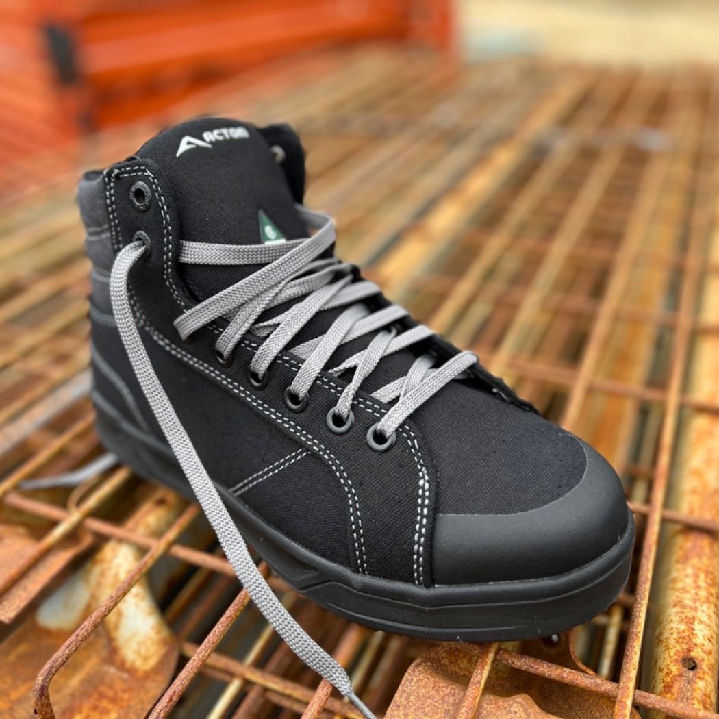 Acton Freestyle Men's High Top Steel Toe Work Shoes A9296 - Safety Boots for Construction, Warehouse & Industrial Work - Size 11