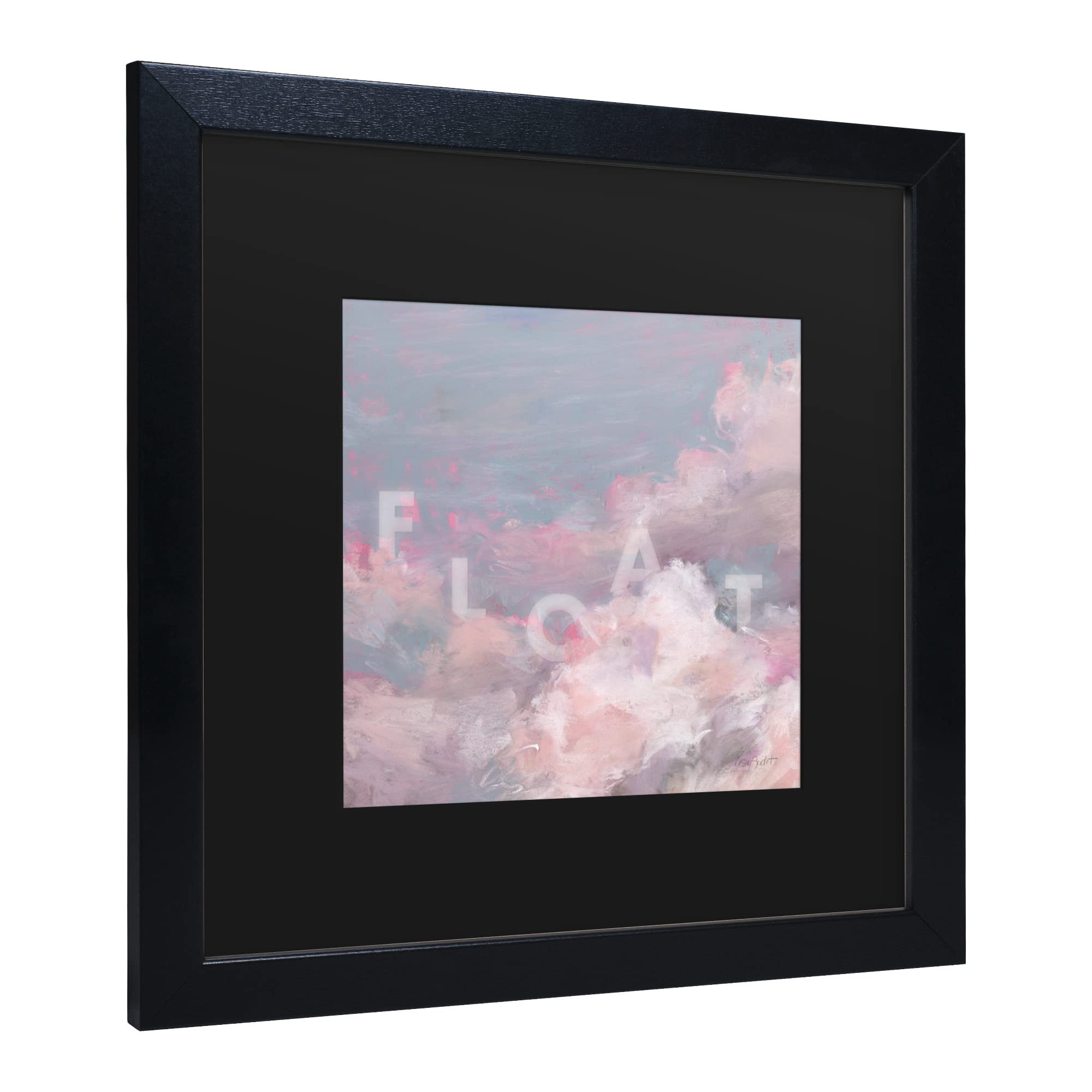 Lisa Audit 'Daydream Pink 05' Floral Canvas Wall Art Print - Pink Flower Painting for Living Room, Bedroom & Office Decor
