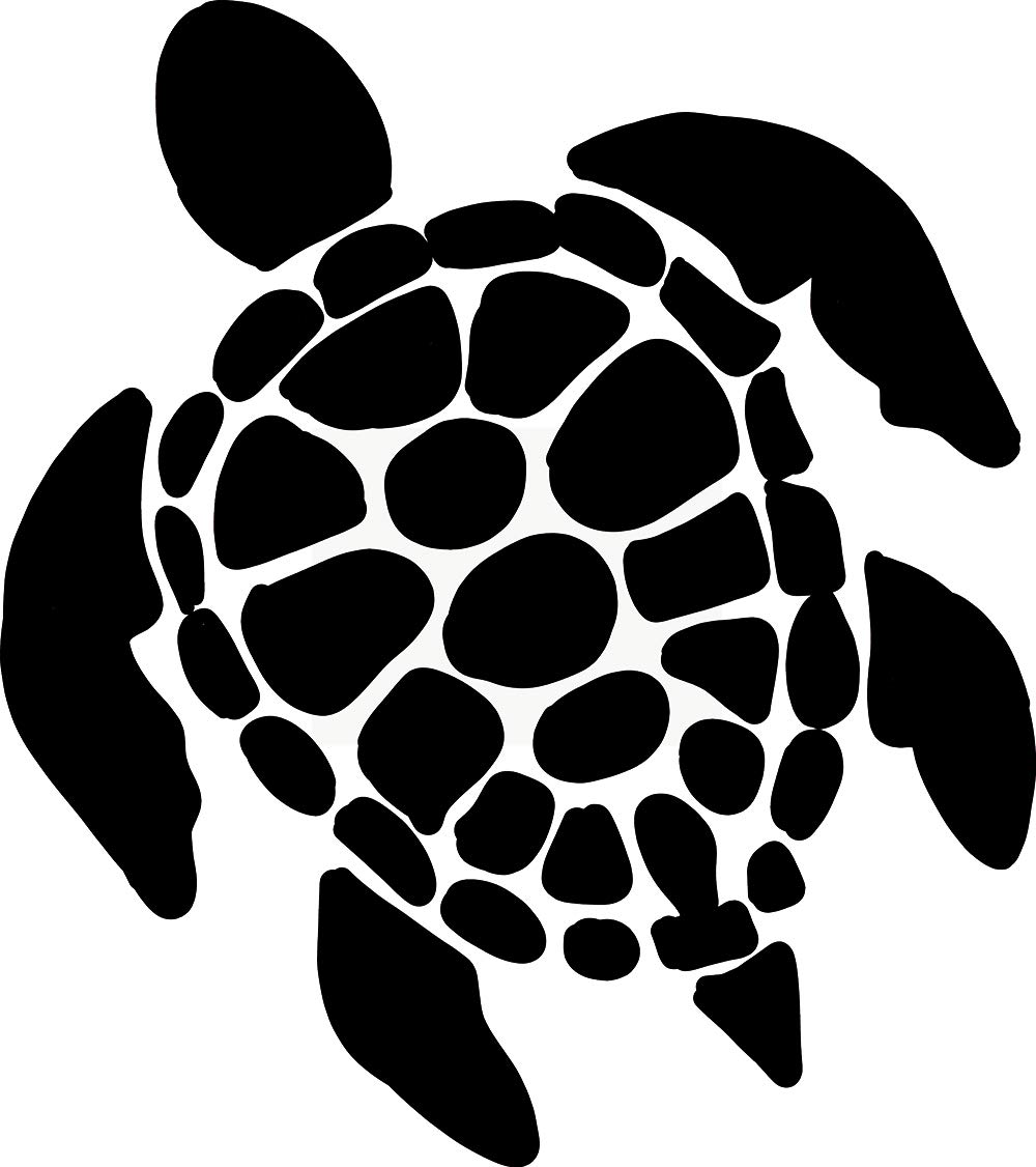 Premium Sea Turtle Vinyl Decal - 5 Inch Waterproof Sticker for Cars, Trucks, Windows, Laptops & Tablets | Outdoor-Grade 2.5mil Thick Black Vinyl | Perfect for Beach Lovers, Ocean Decor & Vehicle Customization