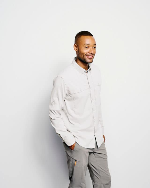 Orvis Men's Open Air Caster Long Sleeve Shirt - Breathable Quick-Dry Fishing & Outdoor Shirt for Hiking, Camping, and Casual Wear