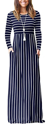 C-navy Blue Striped
