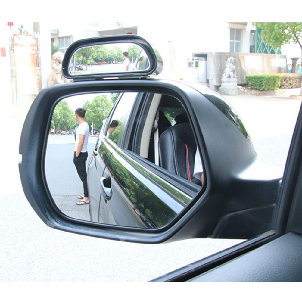 VOSAREA 2-Pack Universal Car Side Mirror Blind Spot Auxiliary Mirrors - Wide Angle Rearview Mirrors for Enhanced Driving Safety (Perfect for Parking, Lane Changing & Blind Spot Monitoring)