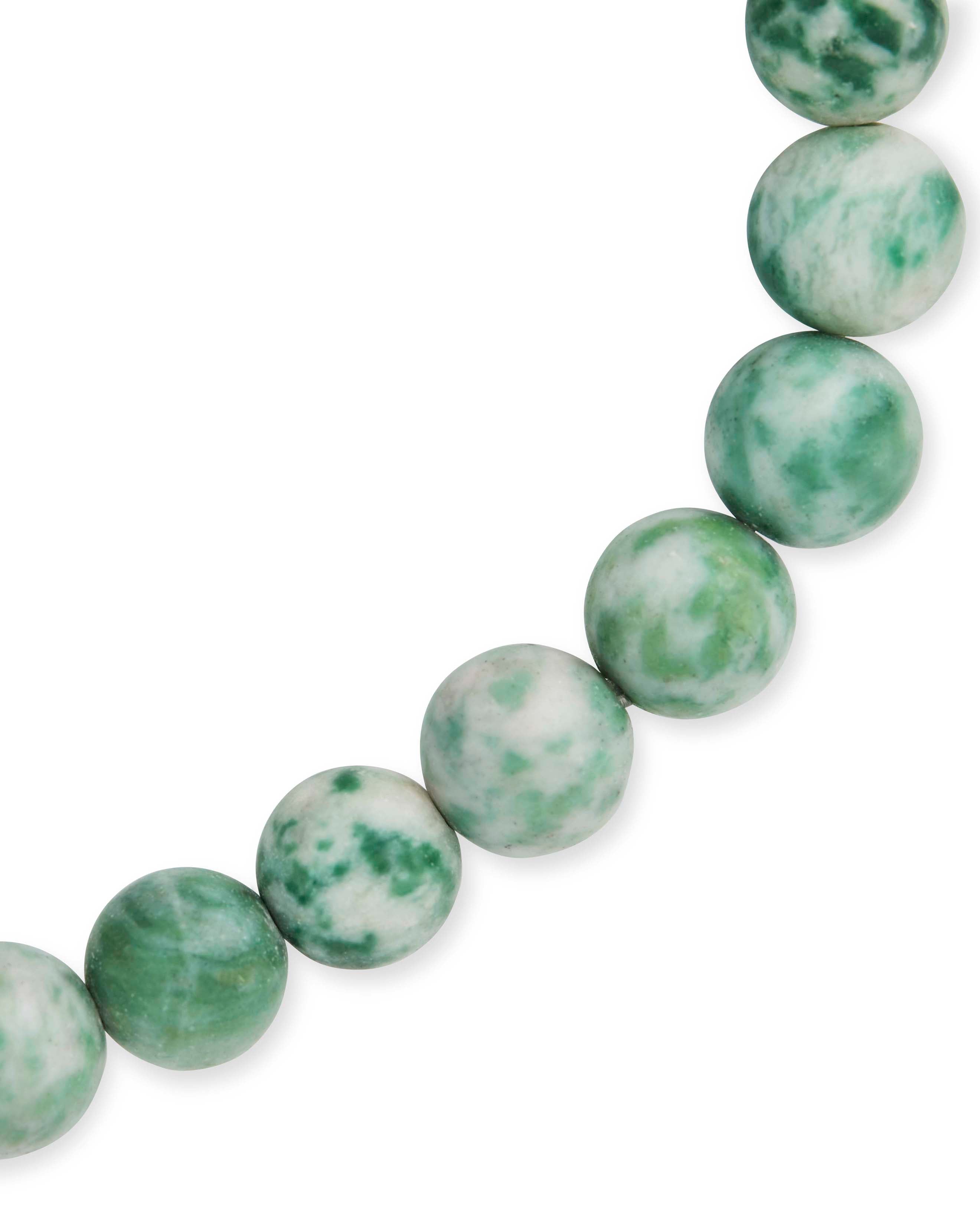 Jade Beaded Stretch Bracelet for Women - Adjustable Healing Stone Jewelry for Yoga, Meditation & Everyday Wear