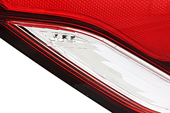 Honda Civic Sedan Tail Lights Lamps Set for 2013 2014 2015 Models - Driver & Passenger Side Replacement - Perfect for Night Driving and Enhanced Safety