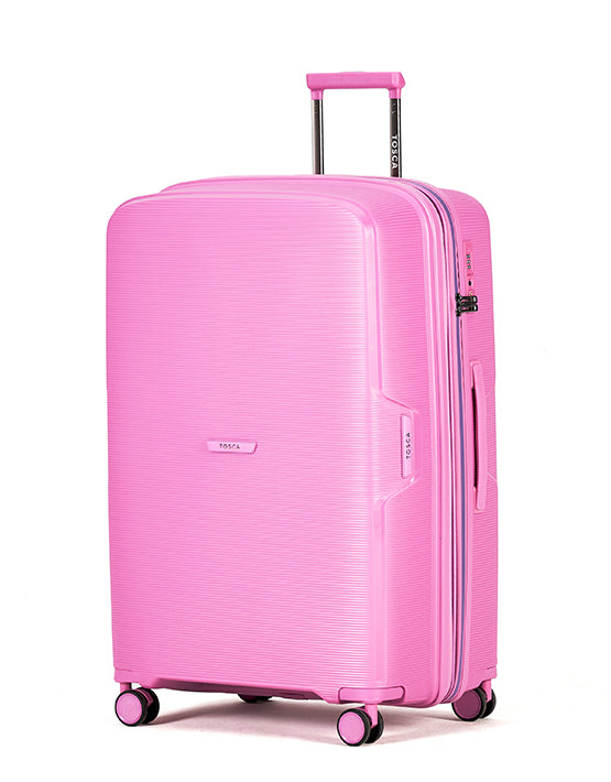 Tosca TCA510 Bel Air 29in Large Spinner Hardshell Suitcase - Pink & Purple Luggage for Travel, Business Trips & Vacation | Durable Lightweight Check-in Bag with 360° Wheels