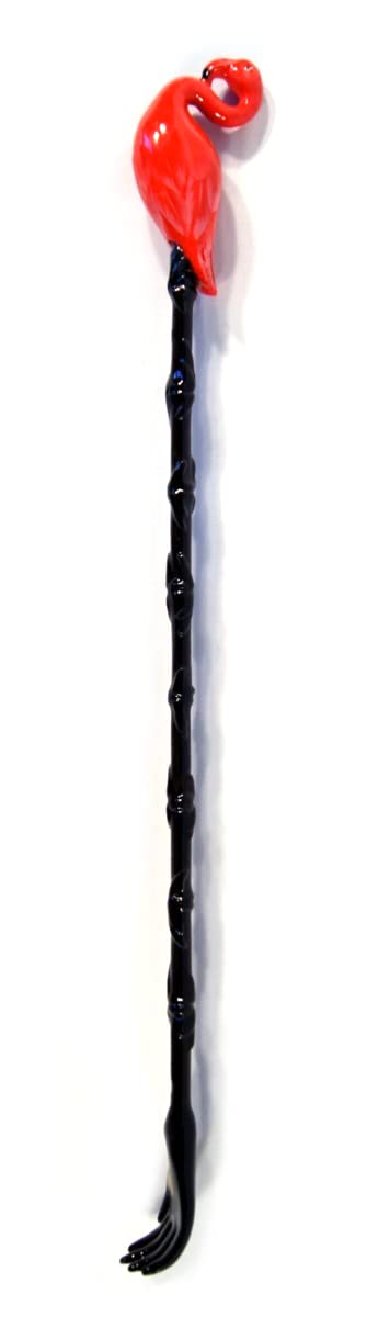 18 Inch Hand Painted Flamingo Back Scratcher - Long Reach Itch Relief Tool for Back, Shoulders & Hard-to-Reach Areas | Perfect Home, Office & Travel Accessory