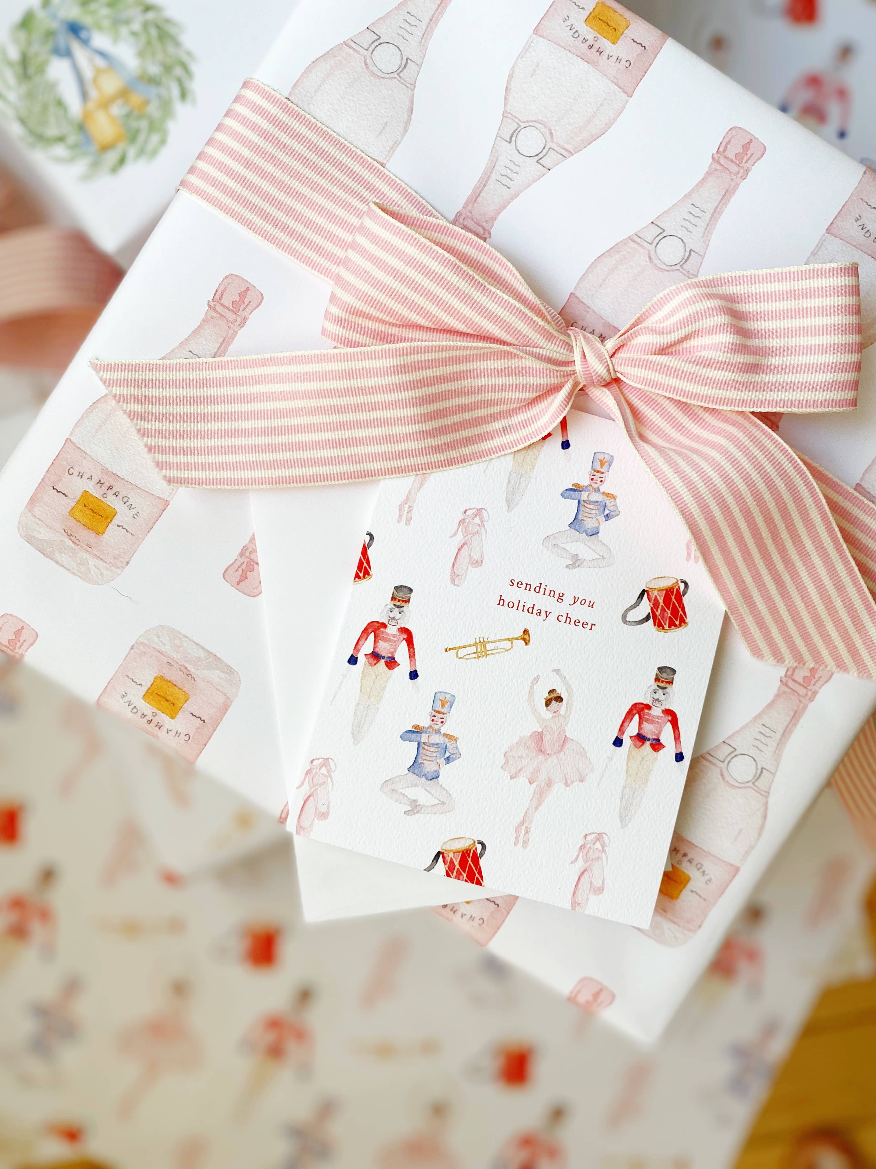 Festive Holiday Greeting Card - Christmas & New Year Wishes - Perfect for Family, Friends & Coworkers - Ideal for Mailing, Gifting & Home Decor