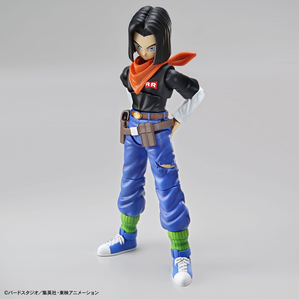 Figure Rise Standard Dragon Ball Z Android 17 Action Figure Model Kit - Build & Display Your DBZ Collection for Anime Fans & Collectors