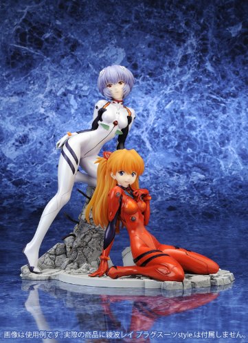 Kotobukiya Evangelion Asuka Langley Plug Suit 1/7 Scale PVC Figure - Anime Collectible for Display & Home Decoration