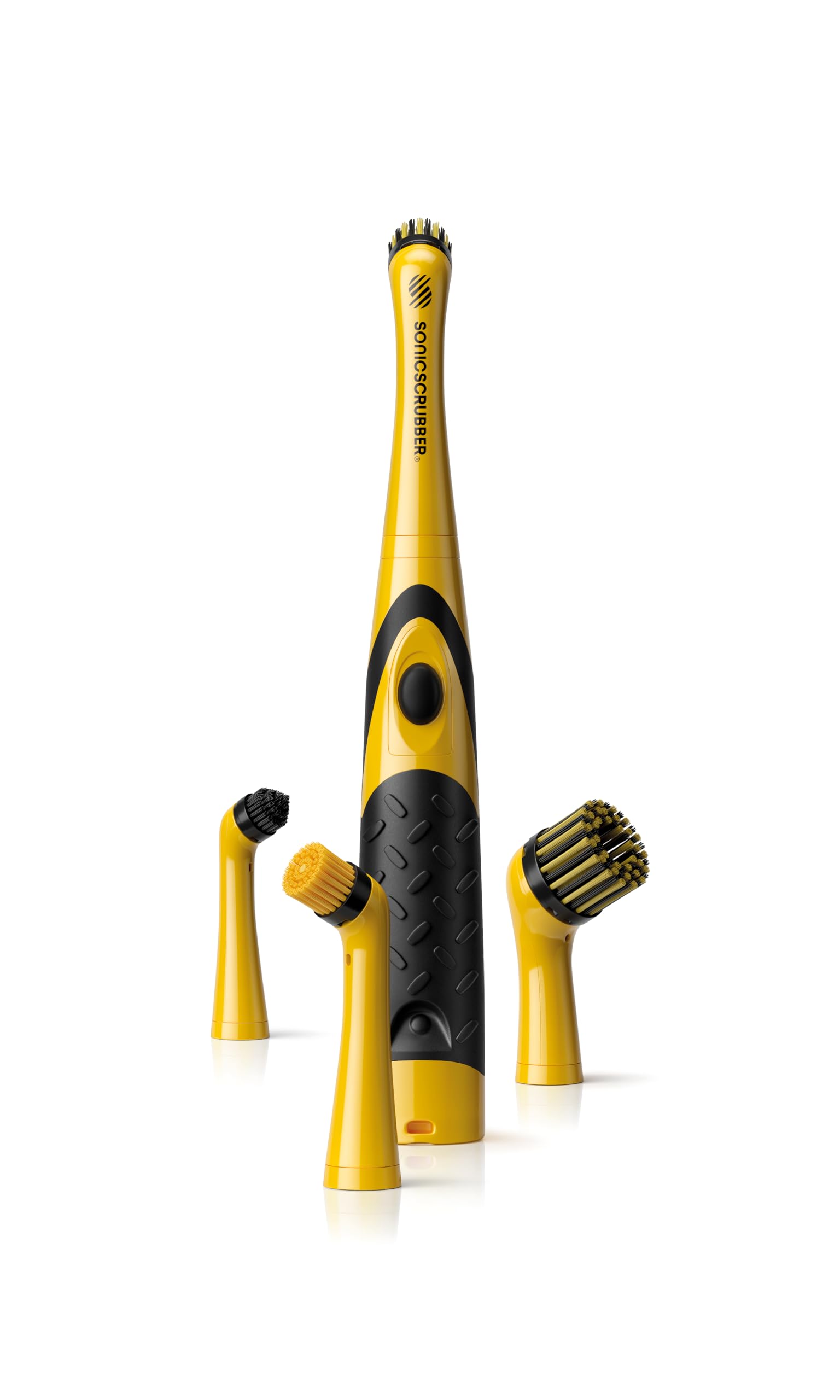 Premium Car Detailing Brush Kit - High Power Auto Cleaning Brush with 4 Interchangeable Heads for Interior & Exterior - Perfect for Cars, SUVs, Motorcycles & RVs - Includes AA Batteries - Great for Detailing, Waxing & Deep Cleaning Car Seats, Wheels & Dashboards