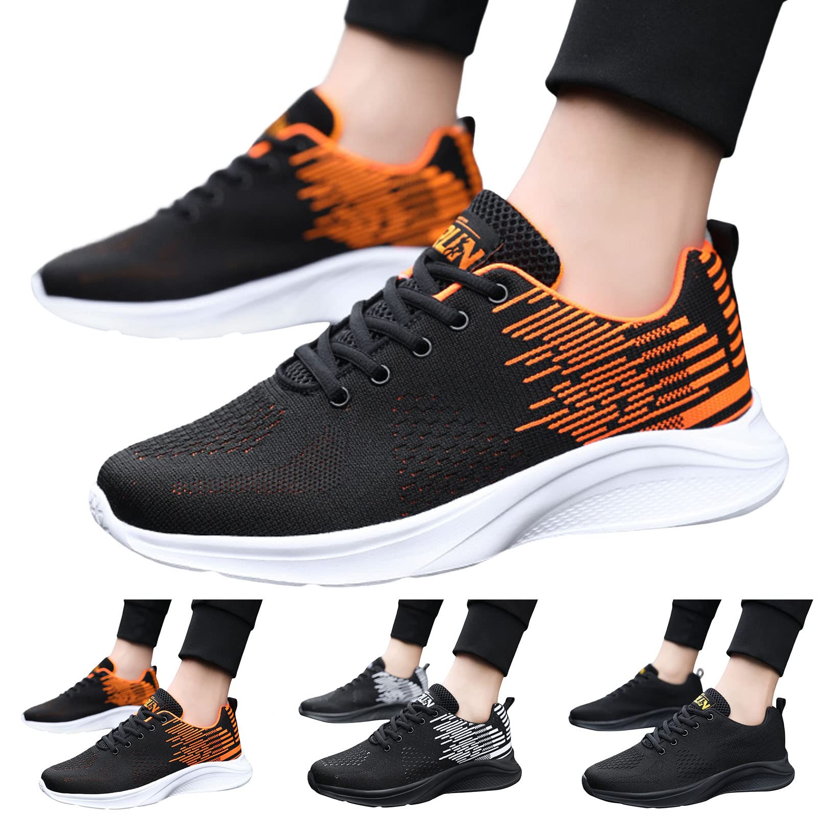 **Men's Running Shoes - Lightweight Breathable Sneakers for Jogging, Tennis, Walking & Outdoor Fitness - Comfortable Training Shoes for Street Running & Casual Wear**    *(Perfect for Gym Workouts, Daily Exercise & Active Lifestyle)*