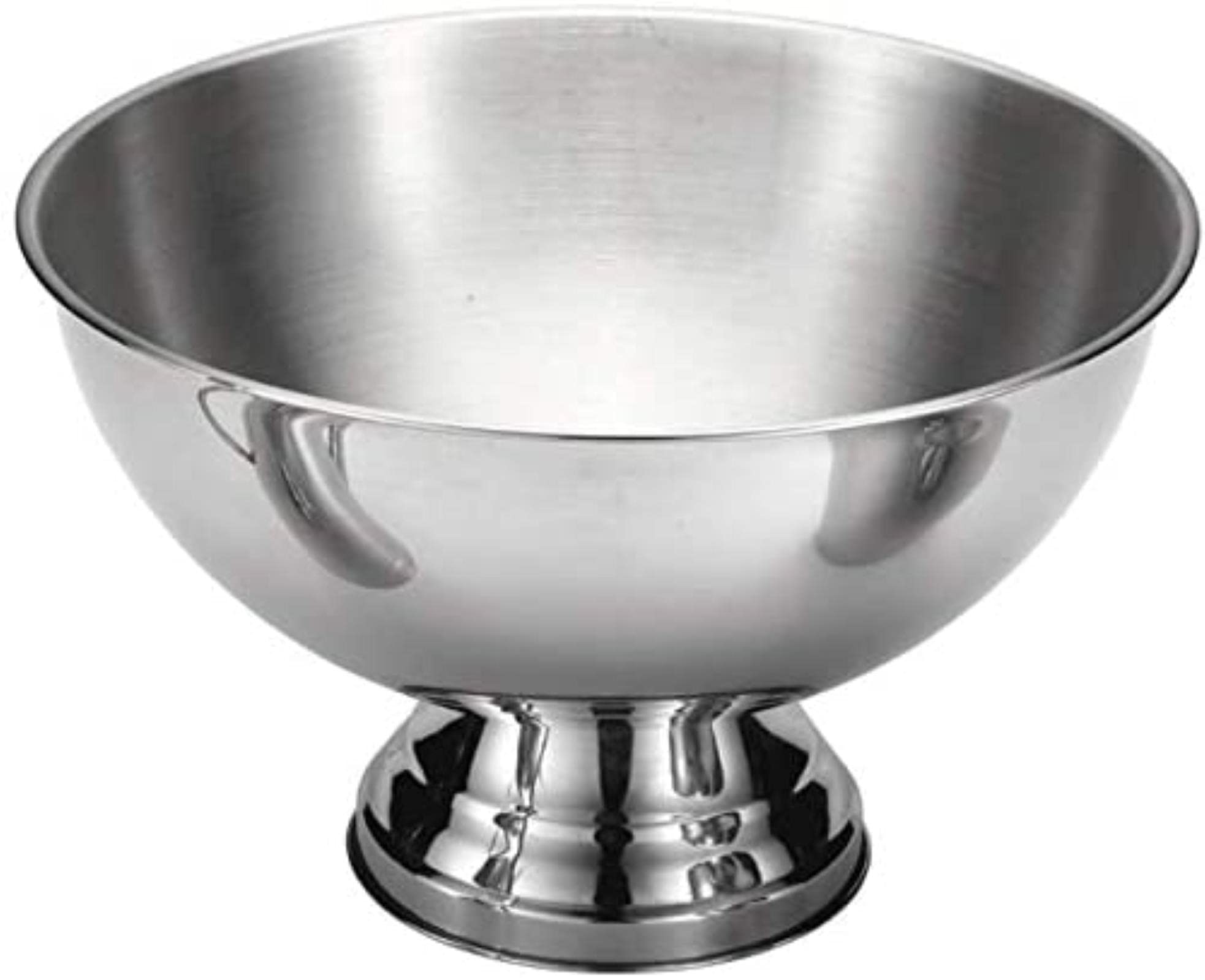 HUYP Stainless Steel Ice Bucket for Beer, Wine & Champagne - Large Metal Bar Ice Bowl for Parties, Weddings & Outdoor Events