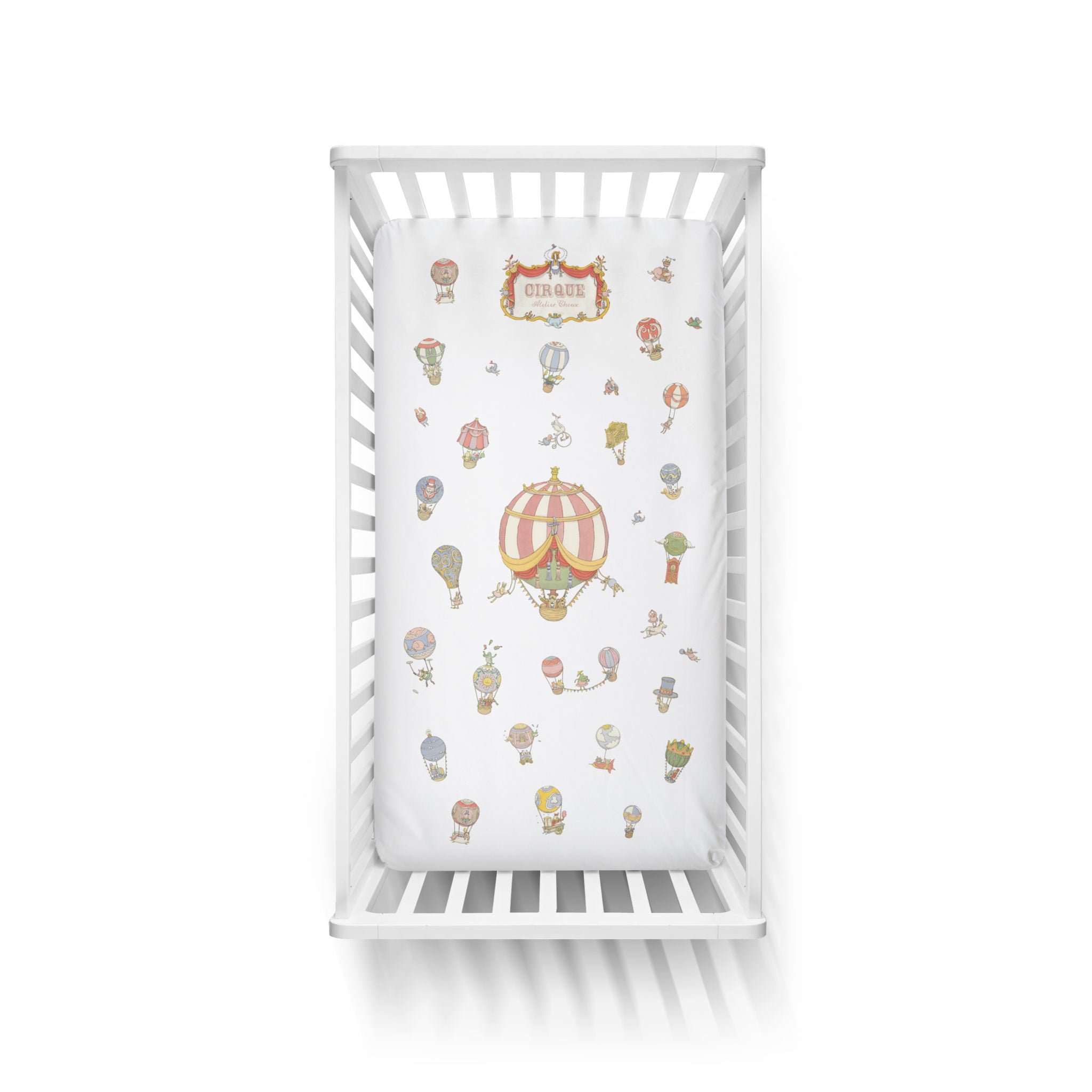 Atelier Choux Premium Muslin Fitted Crib Sheet - Soft Organic Cotton Baby Bedding for Nursery & Travel