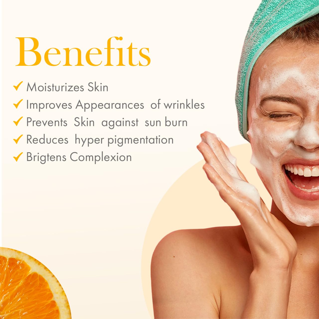 Iuvenis Veda 20% Vitamin C Face Serum for Glowing Skin - Sensitive Skin Friendly, Highly Stable & Non-Irritating Formula | Brightening & Hydrating Vitamin C Serum for Men & Women (30ml) | Perfect for Daily Skincare Routine & Anti-Aging Treatment