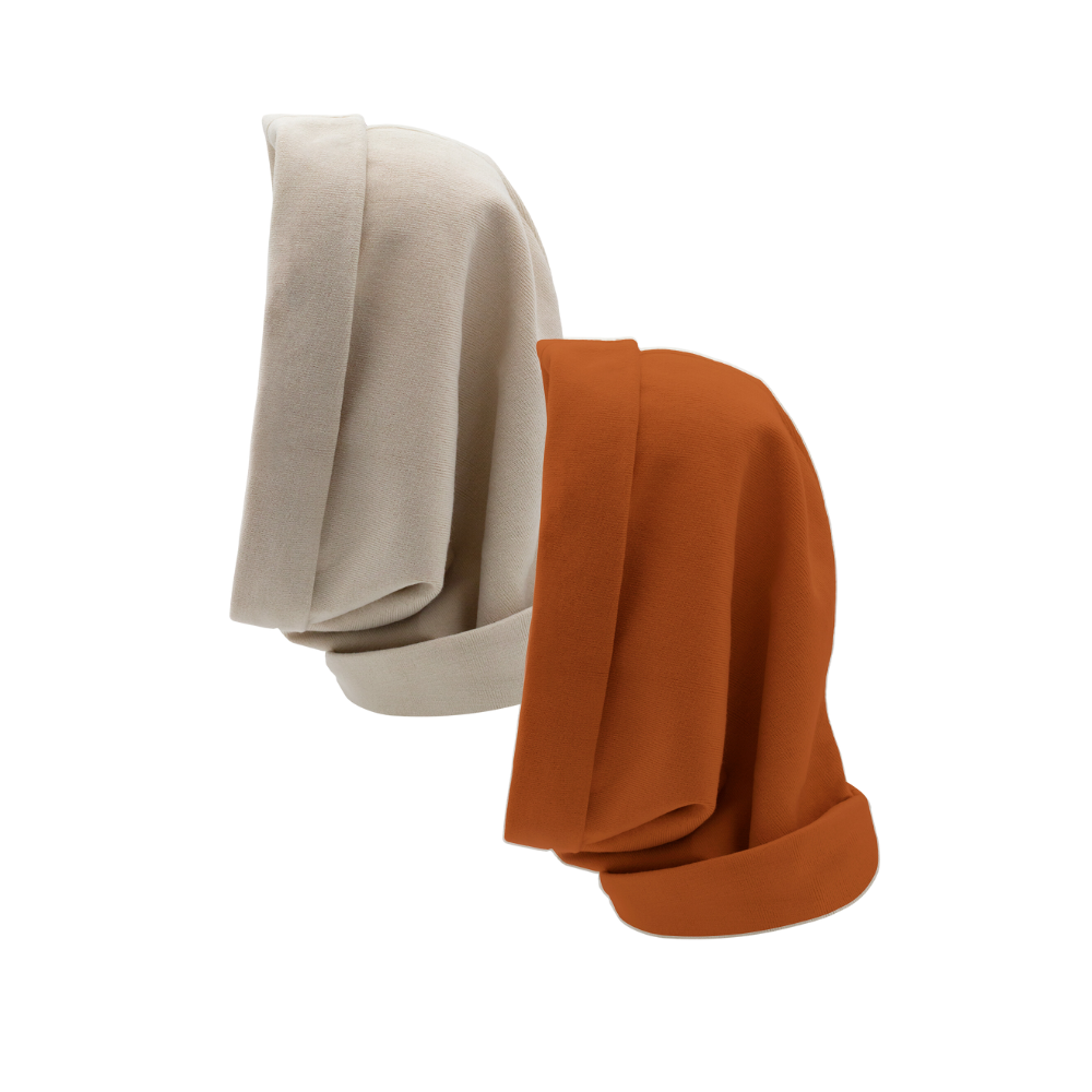 Hairbrella Satin Lined Waterproof Infinity Rain Scarf - 2 Pack Bundle for Women, Fashionable Hair Protection in Rainy Weather | Perfect for Commuting, Outdoor Activities & Bad Hair Days
