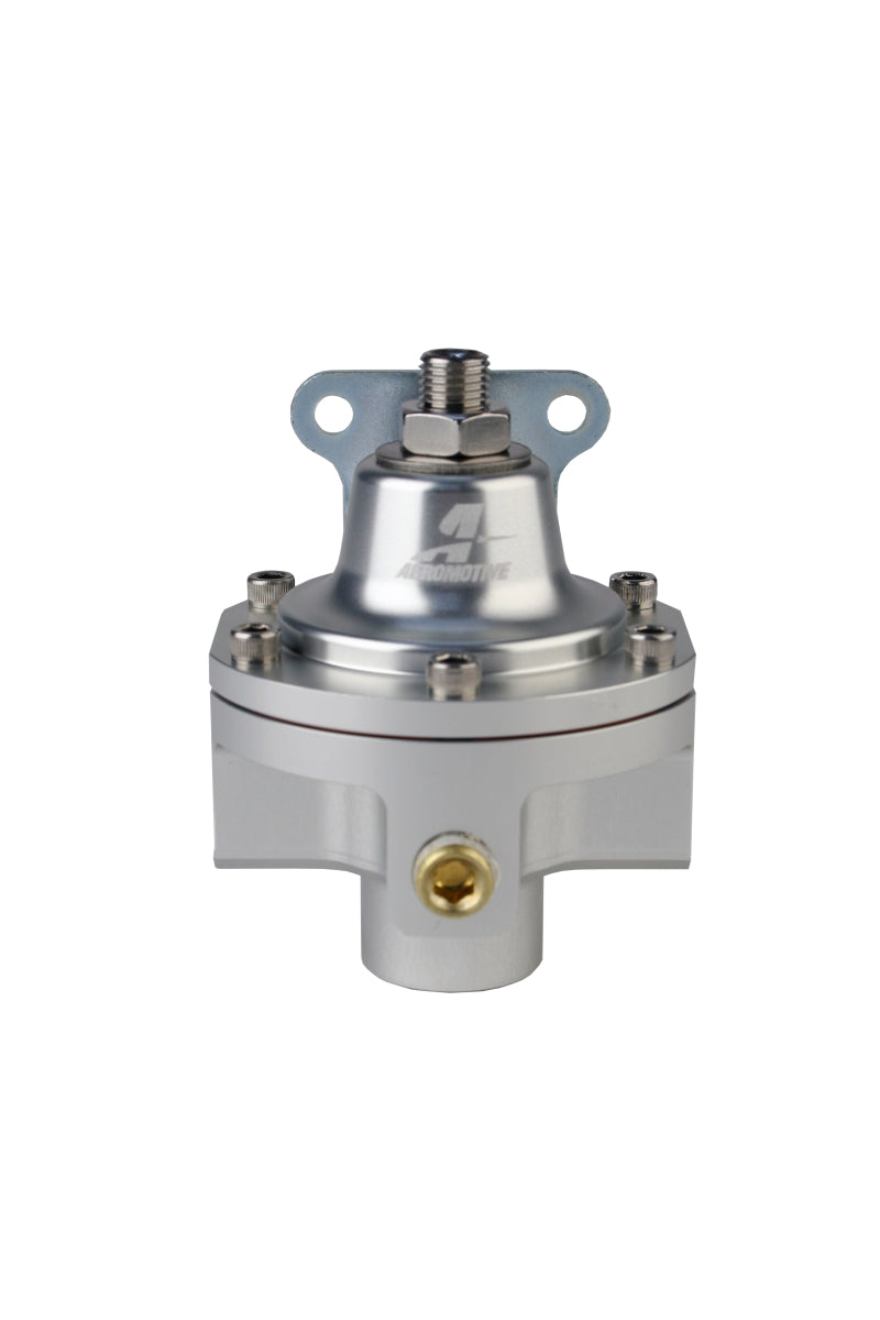 Aeromotive 3 Port Carbureted Fuel Bypass Regulator - 2 x ORB 06 & 1 x ORB 6 Ports - High Performance Fuel Pressure Regulator for Carbureted Engines - Perfect for Racing, Hot Rods & Classic Car Builds