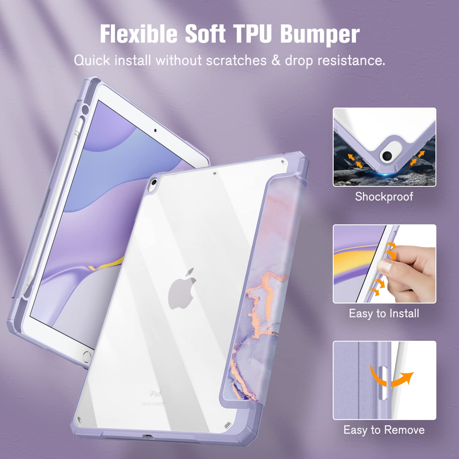 Fintie Hybrid Slim Case for iPad Air 3rd Gen 10.5